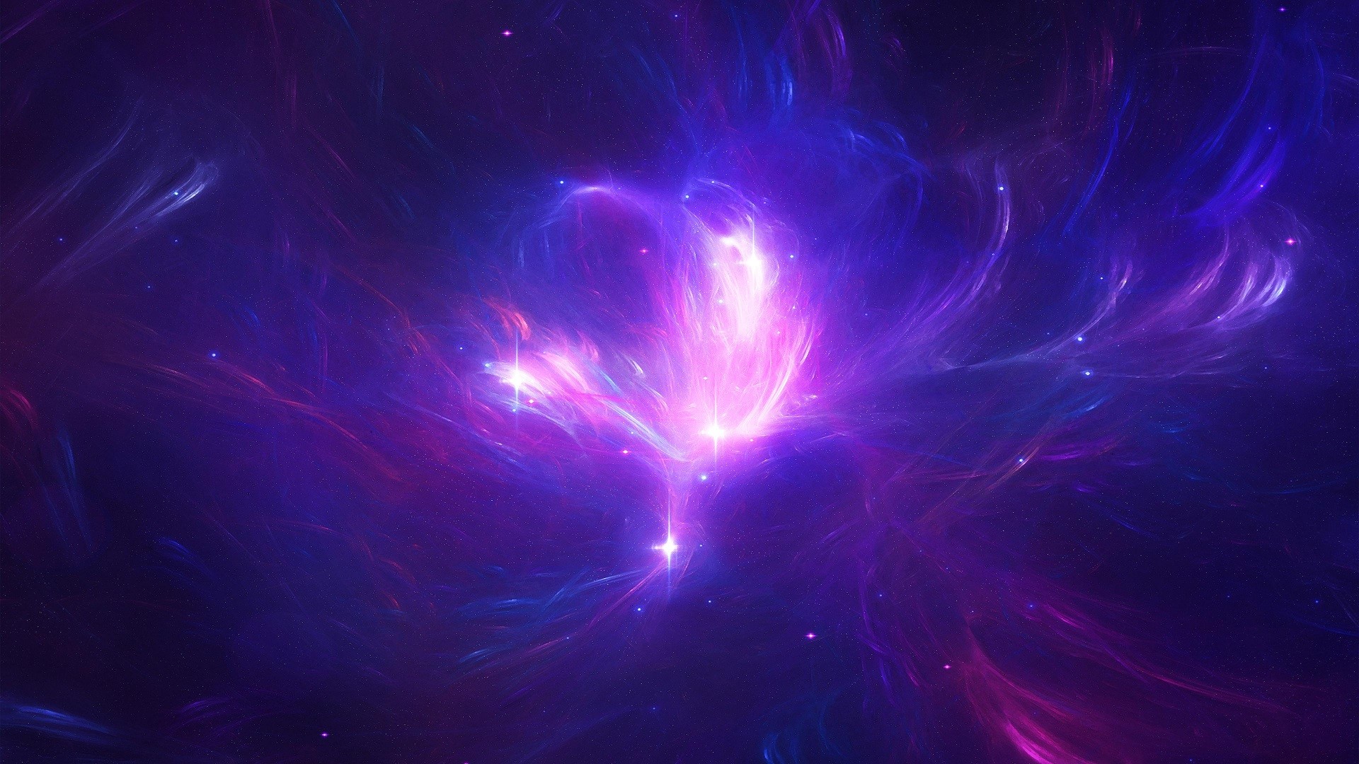 artwork, digital art, space, nebula, HD Wallpaper