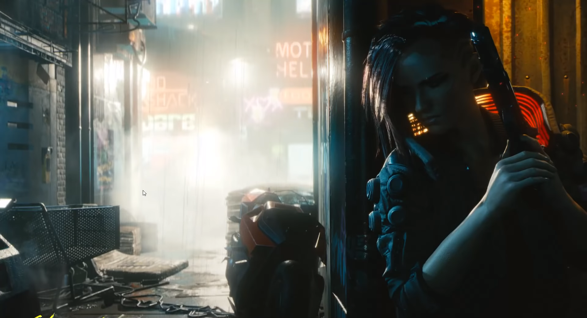 motorcycle, women, city, Cyberpunk 2077, video game art, HD Wallpaper