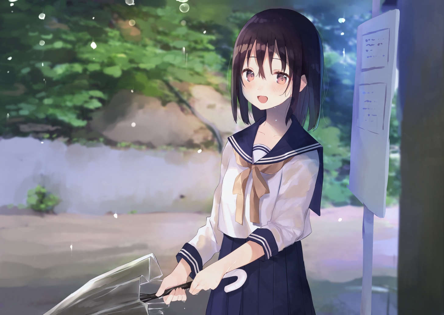 anime, anime girls, digital art, artwork, portrait, HD Wallpaper