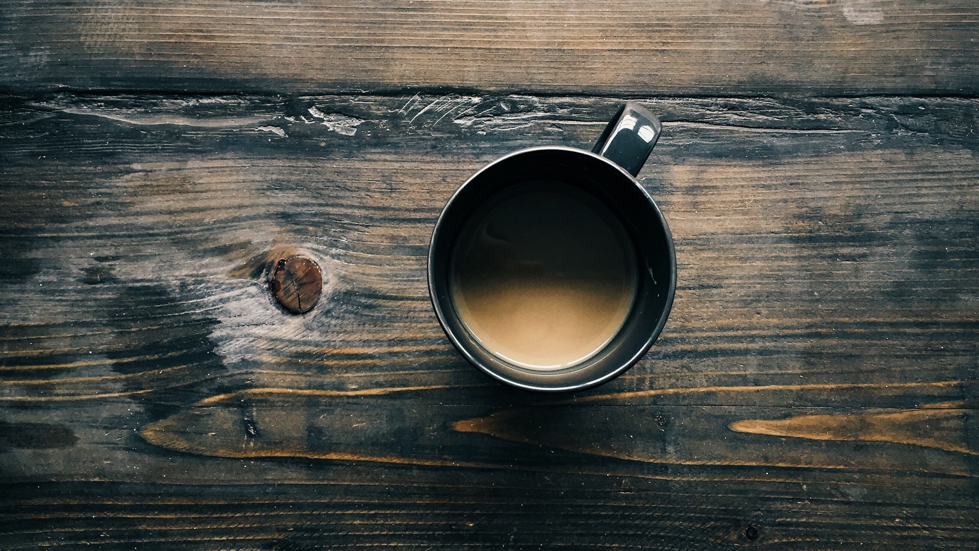coffee, wood, cup, wooden surface, top view, HD Wallpaper