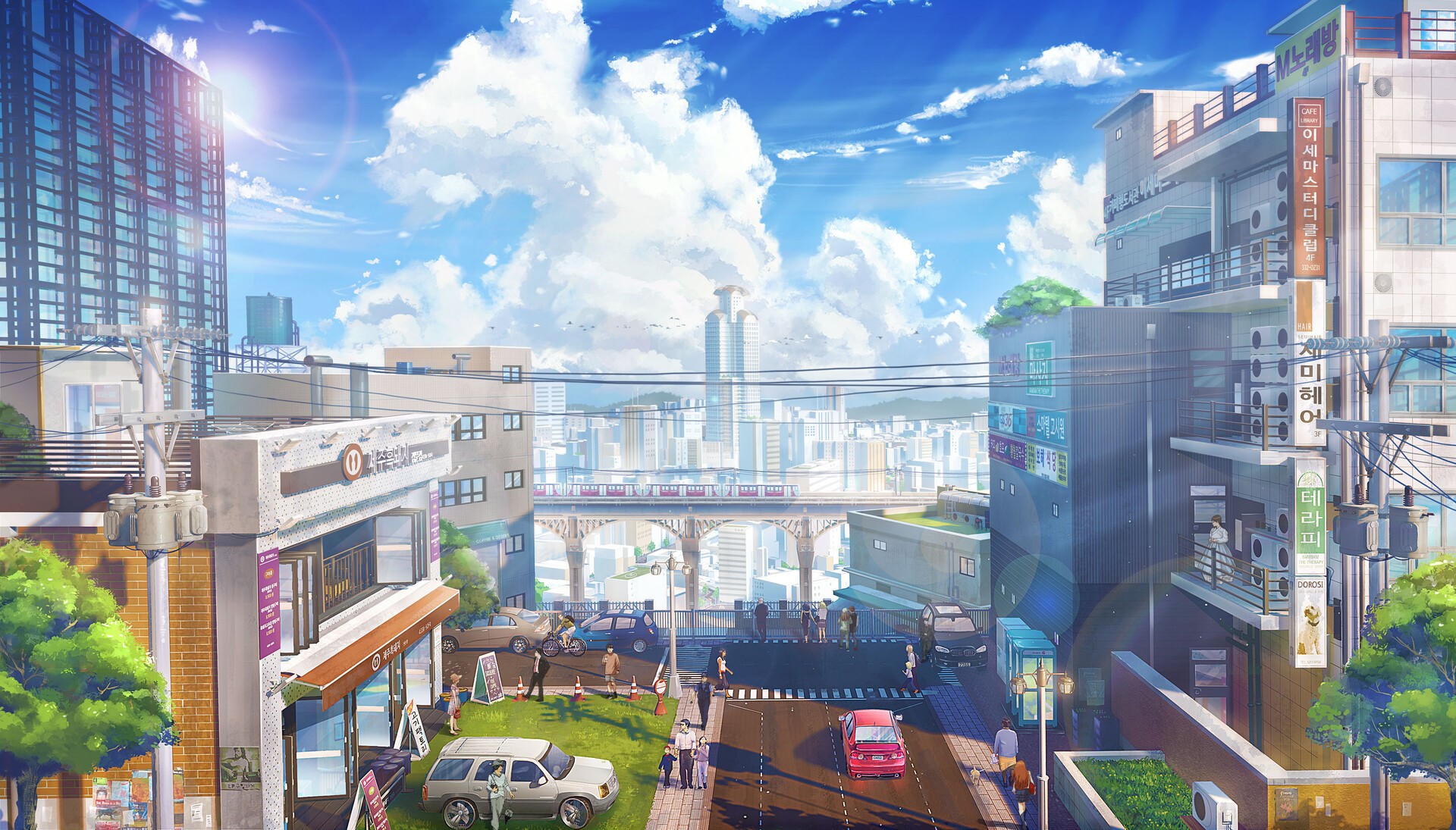 anime, anime boys, anime girls, HD Wallpaper
