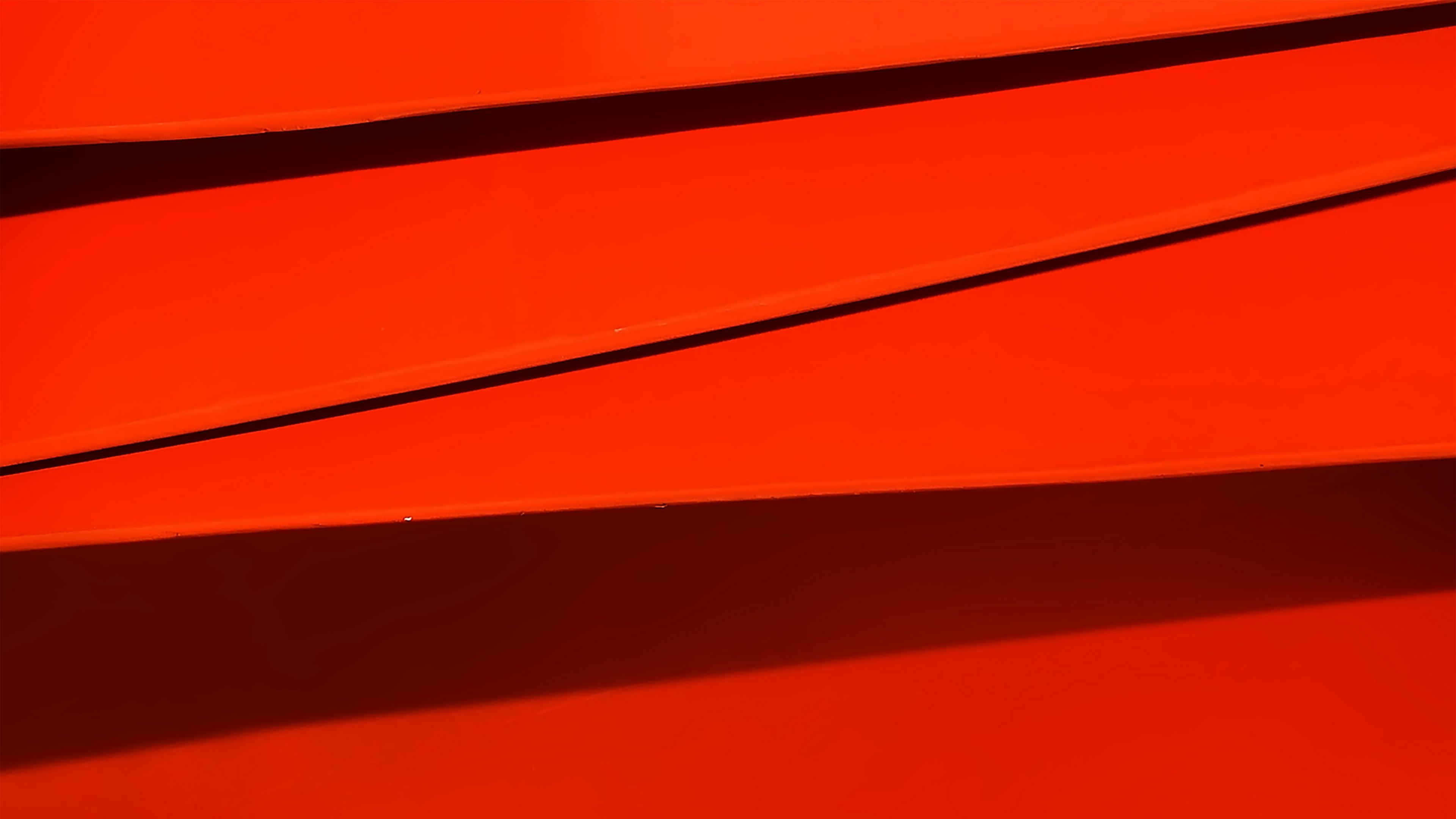 surface, orange, shadows, 4k, HD Wallpaper