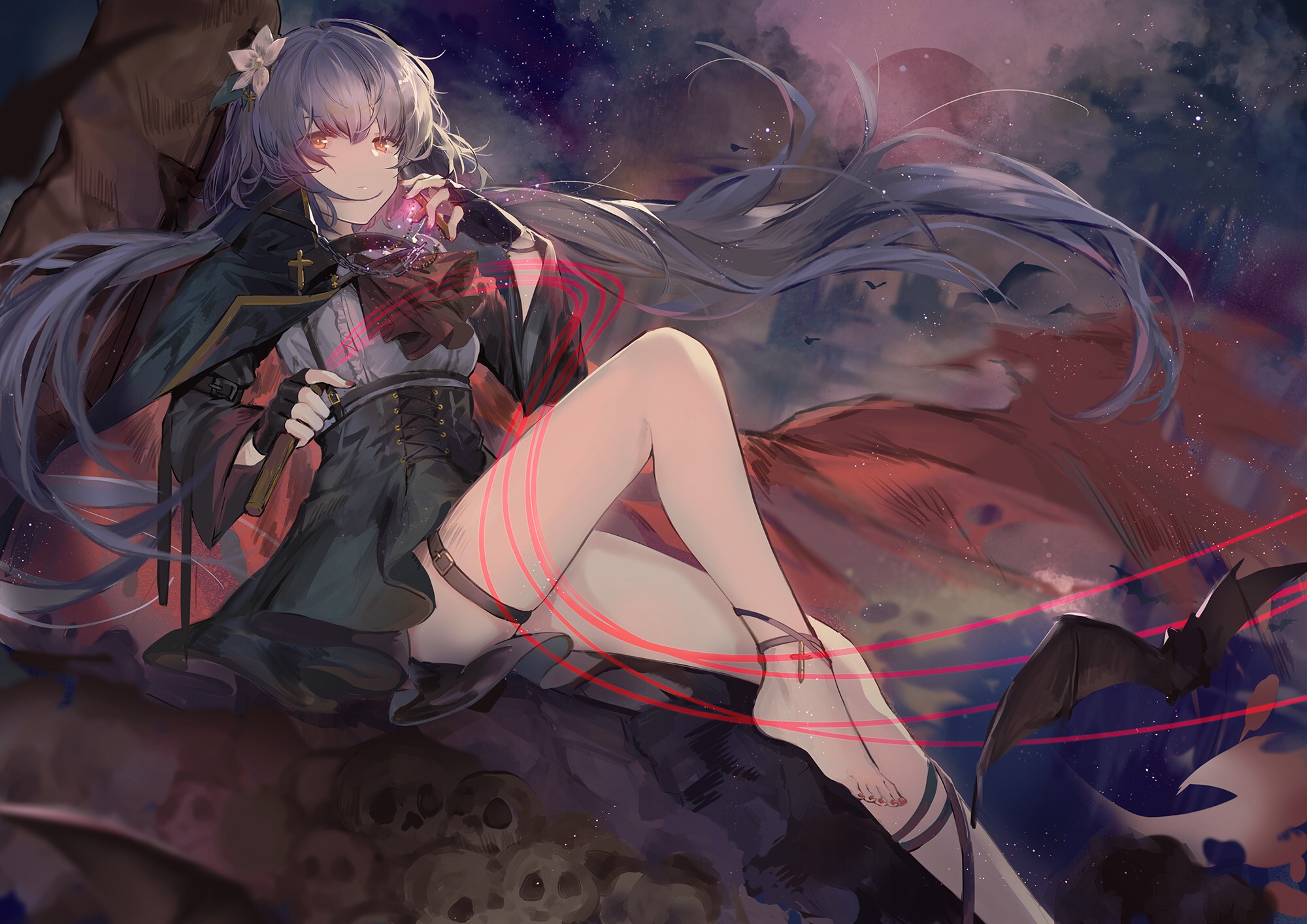 anime, anime girls, digital art, artwork, portrait, 2D, HD Wallpaper