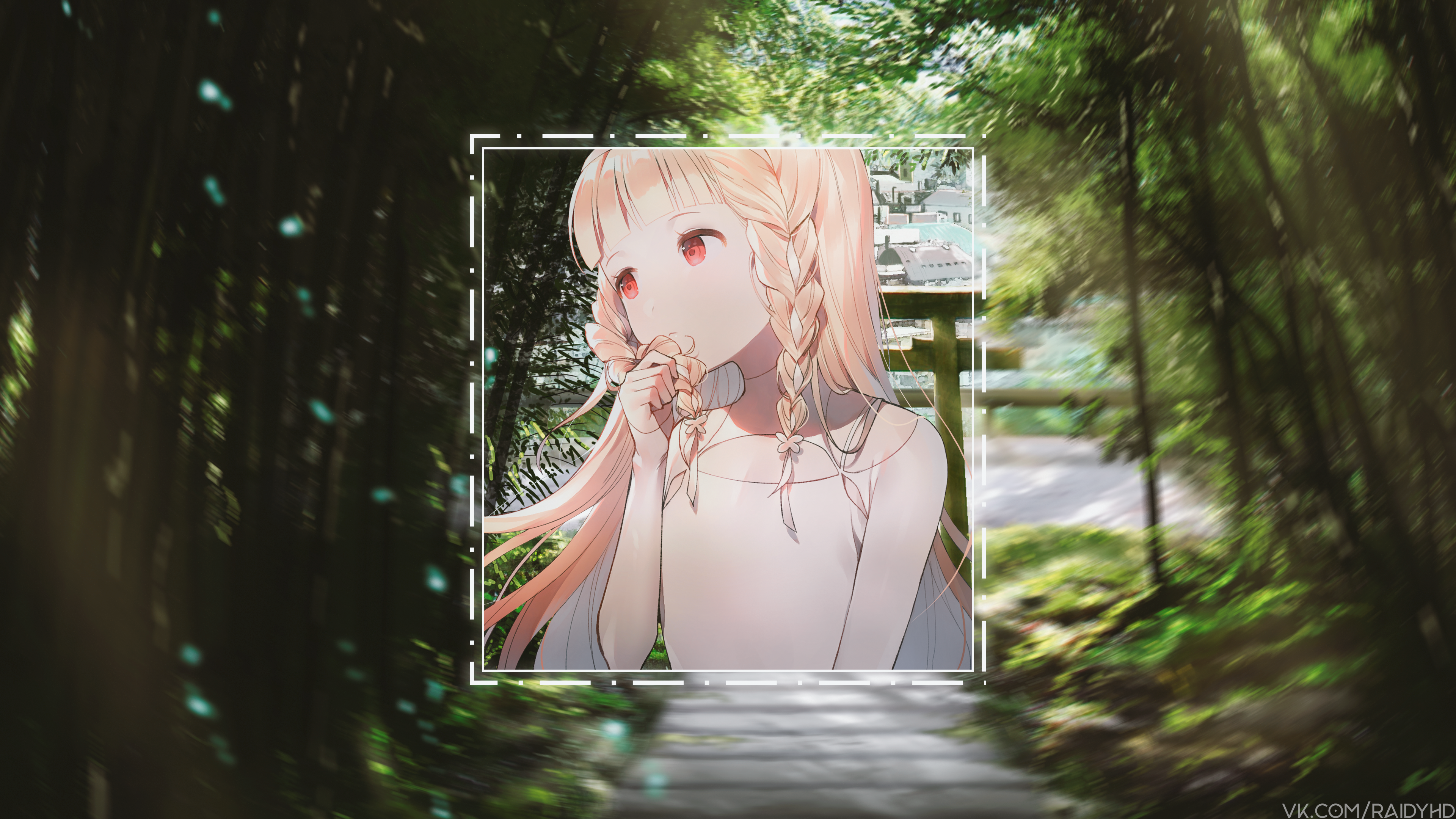 anime, anime girls, picture-in-picture, HD Wallpaper