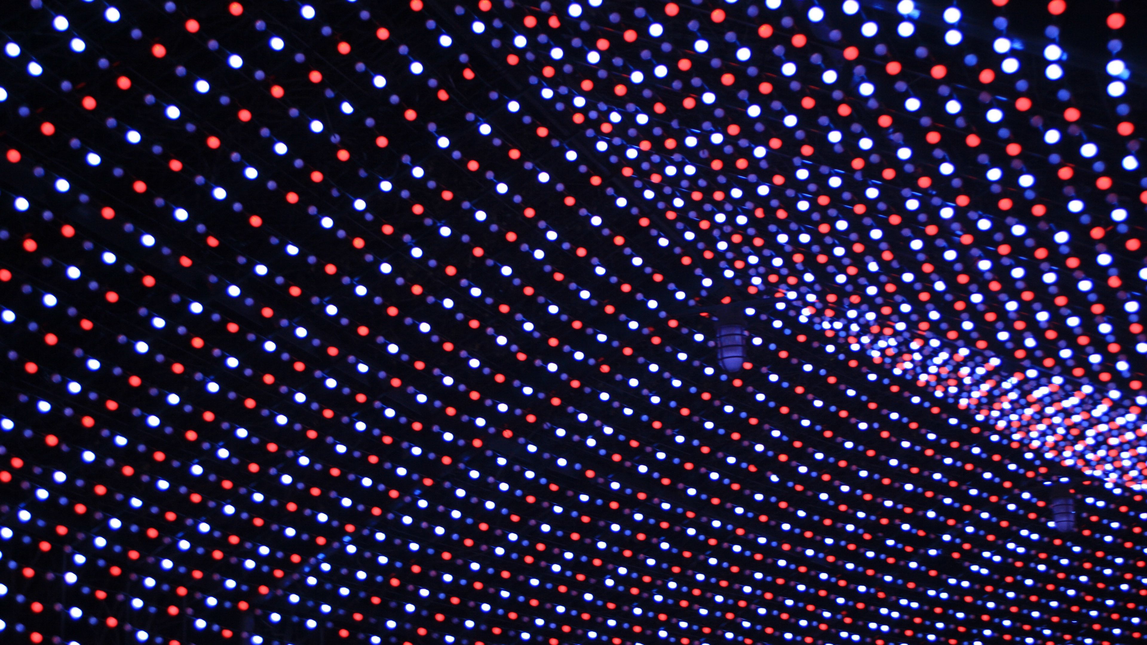 light bulbs, colorful, texture, lighting, 4k, HD Wallpaper