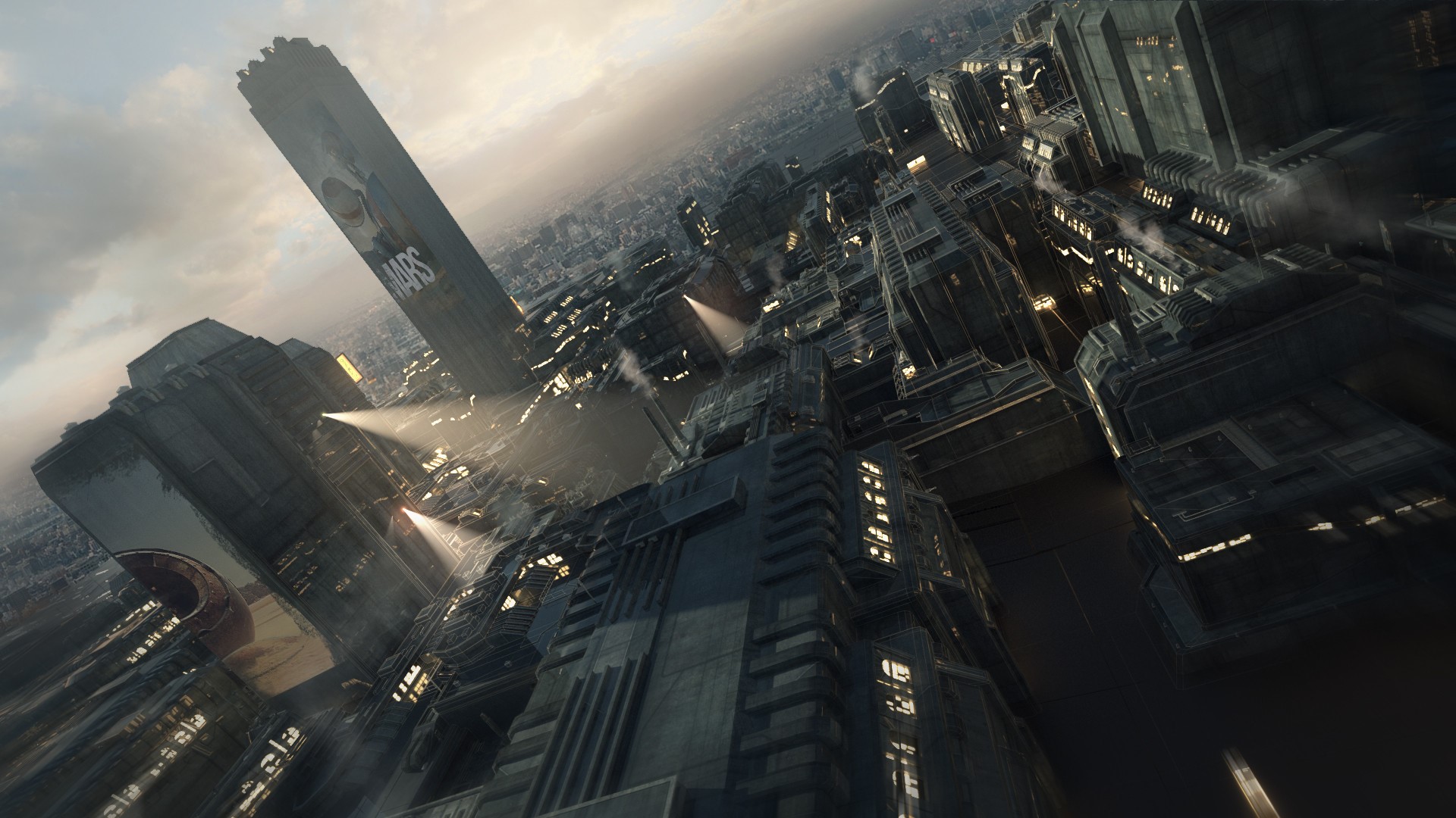 render, futuristic, futuristic city, science fiction, digital art, HD Wallpaper