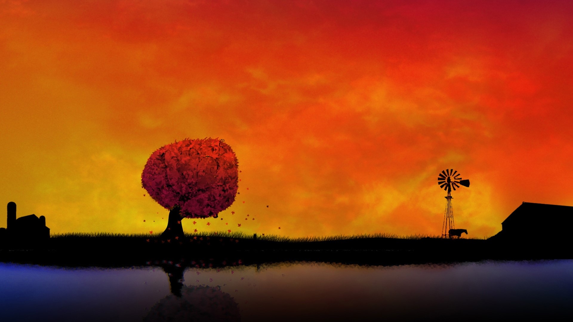 nature, painting, digital painting, HD Wallpaper