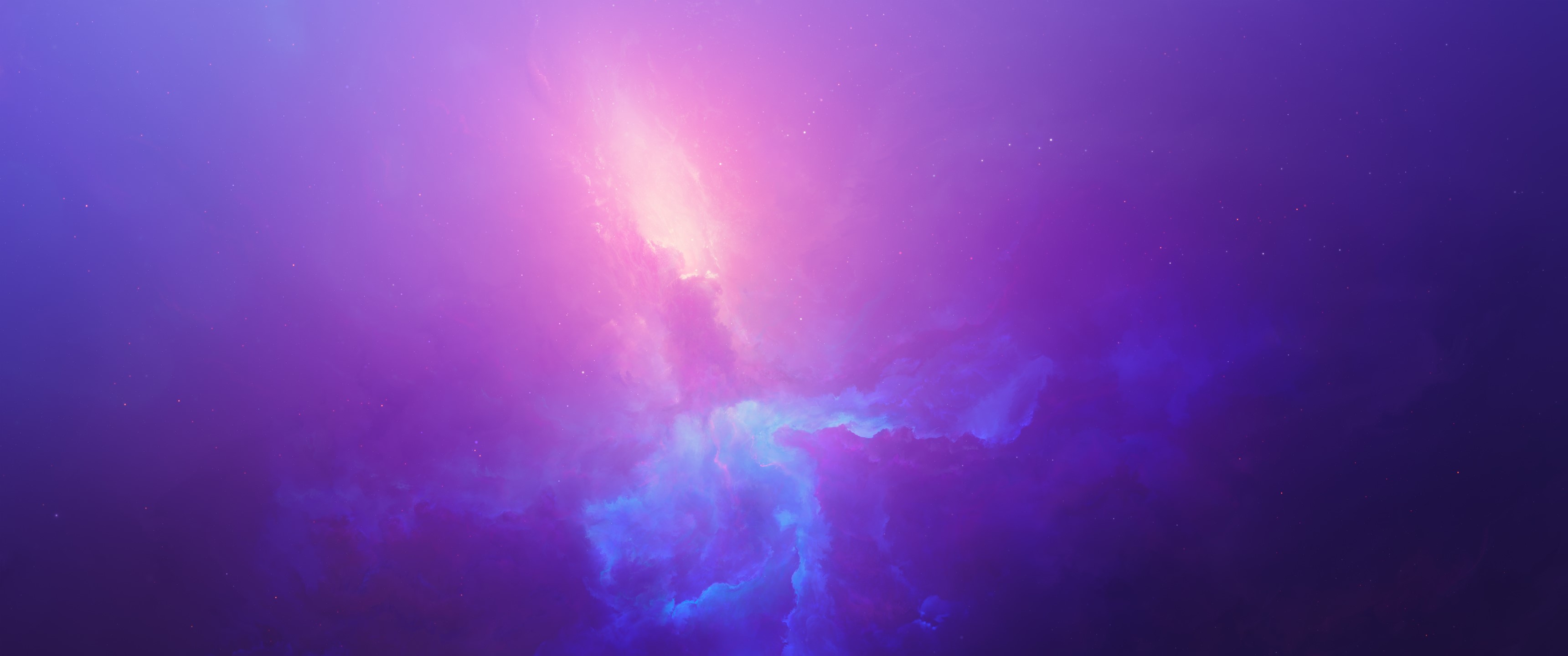 clouds, nebula, space, space art, colorful, digital art, HD Wallpaper