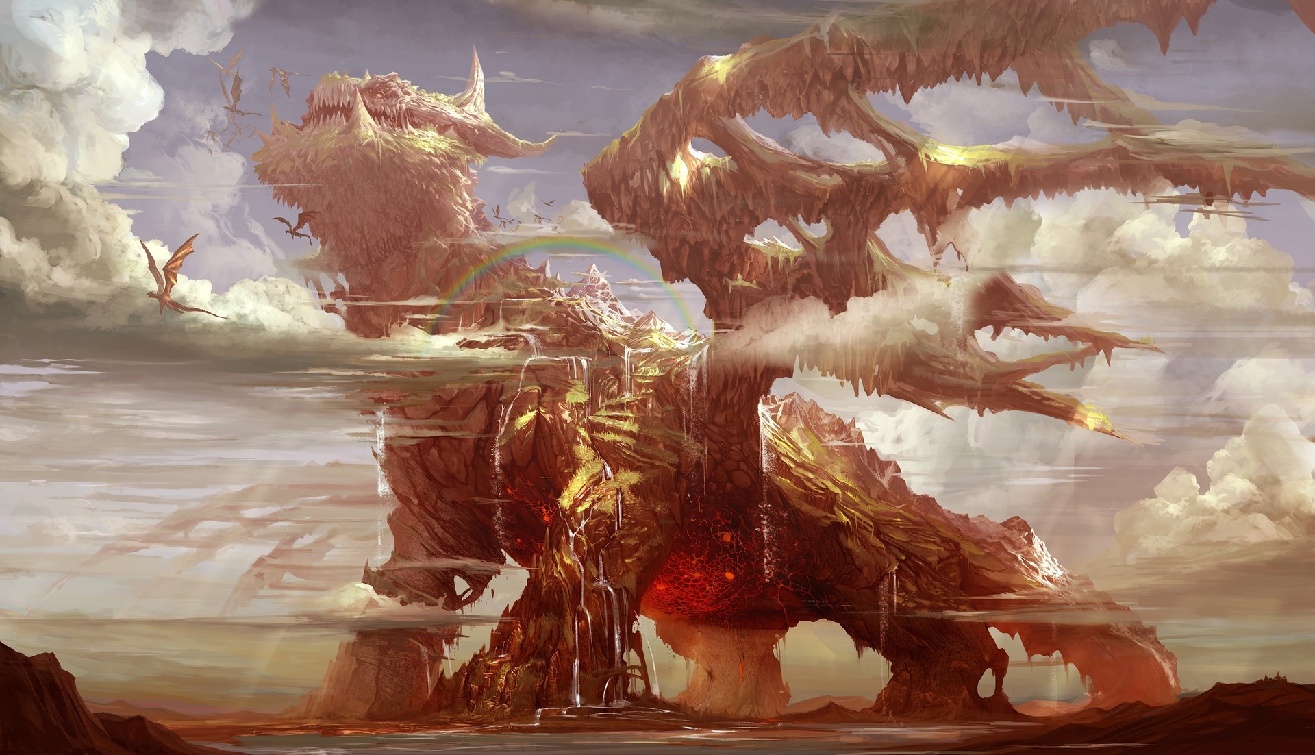 artwork, fantasy art, creature, HD Wallpaper