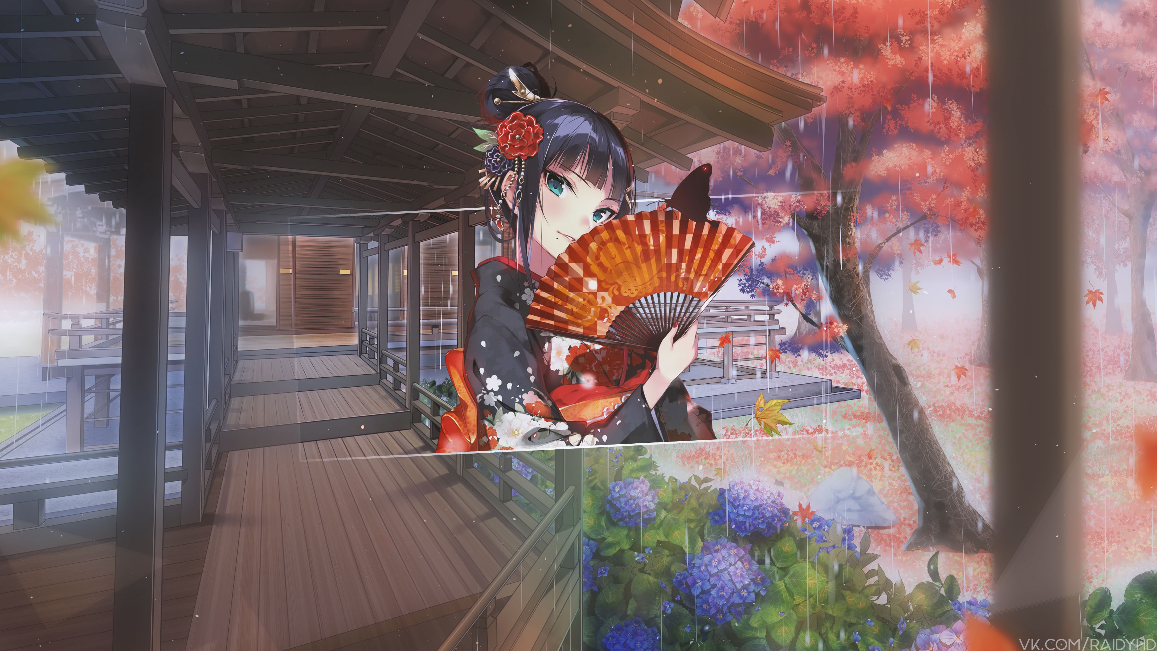 anime, anime girls, picture-in-picture, HD Wallpaper