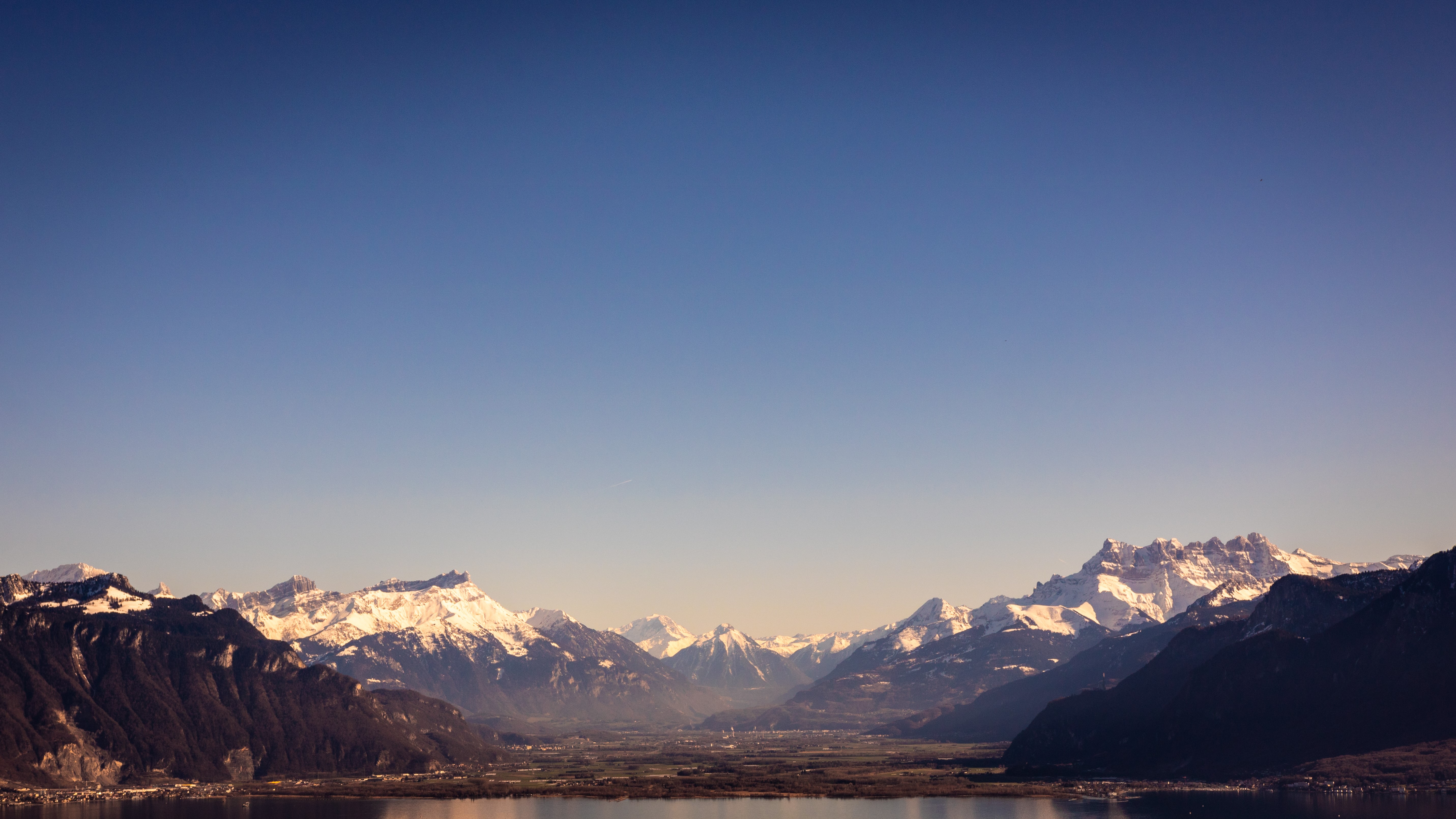Switzerland, landscape, mountains, summit, Alps, HD Wallpaper