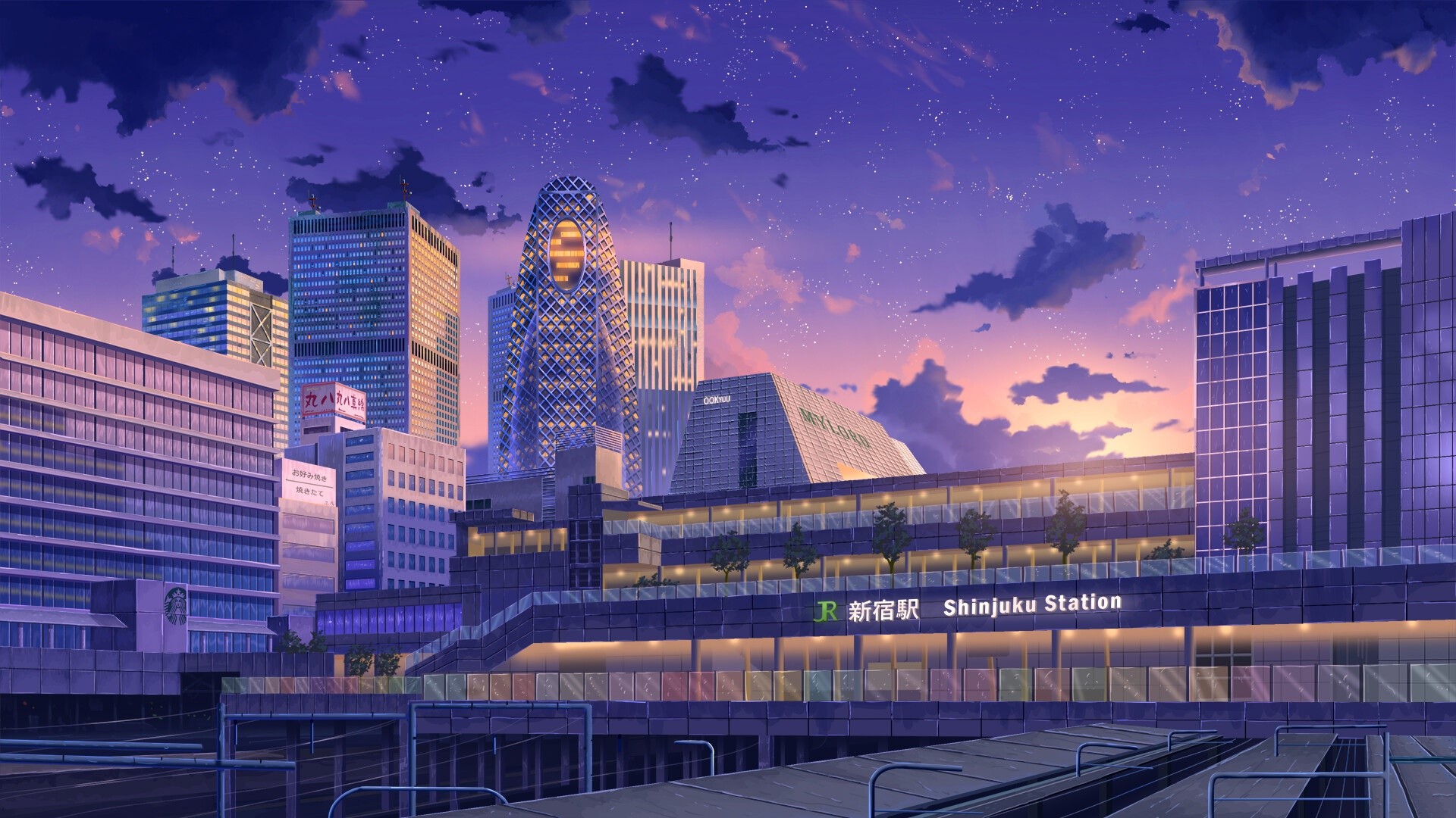 artwork, Asia, city, cityscape, HD Wallpaper