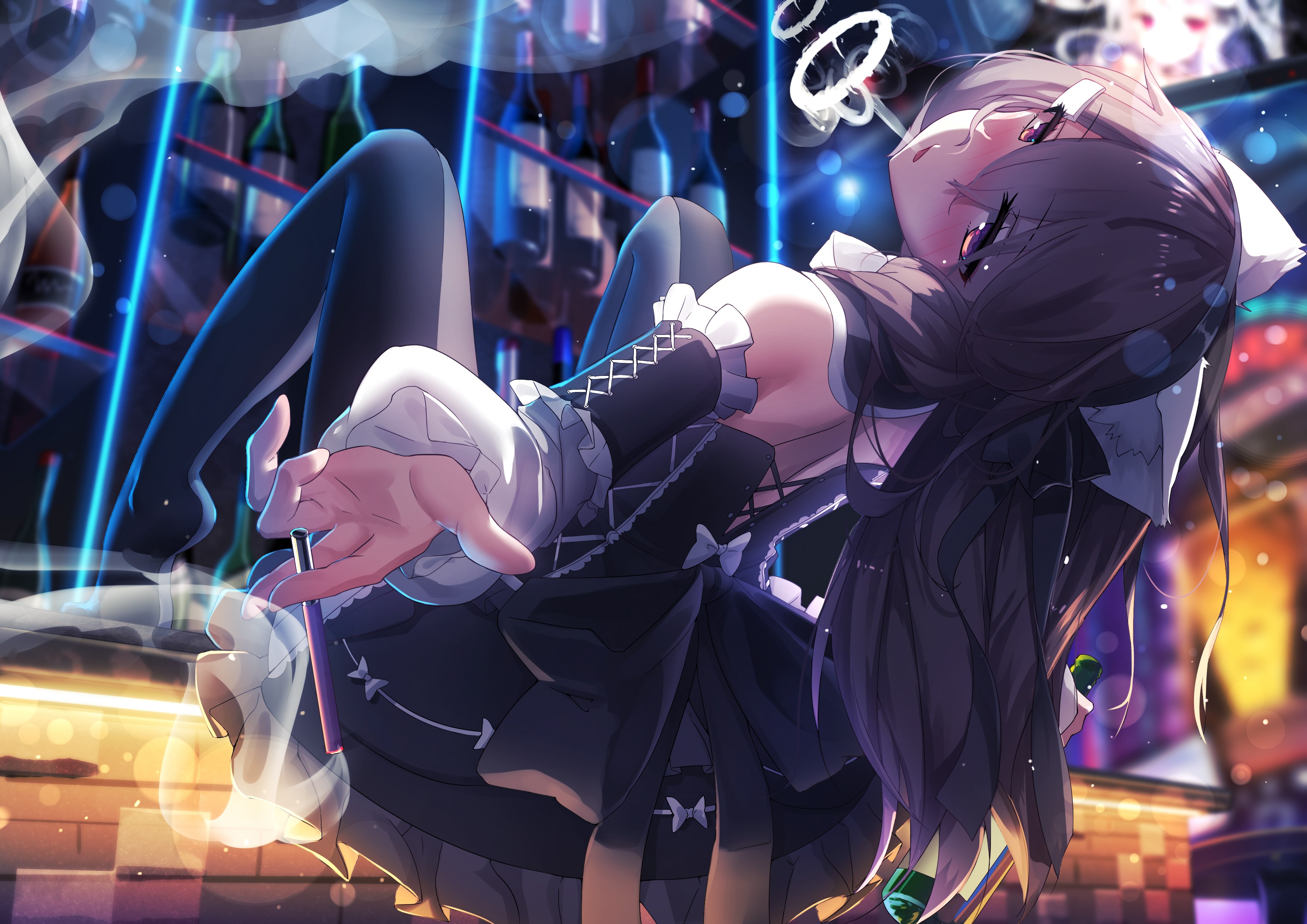 anime, anime girls, digital art, artwork, portrait display, vertical, Bai Yemeng, HD Wallpaper