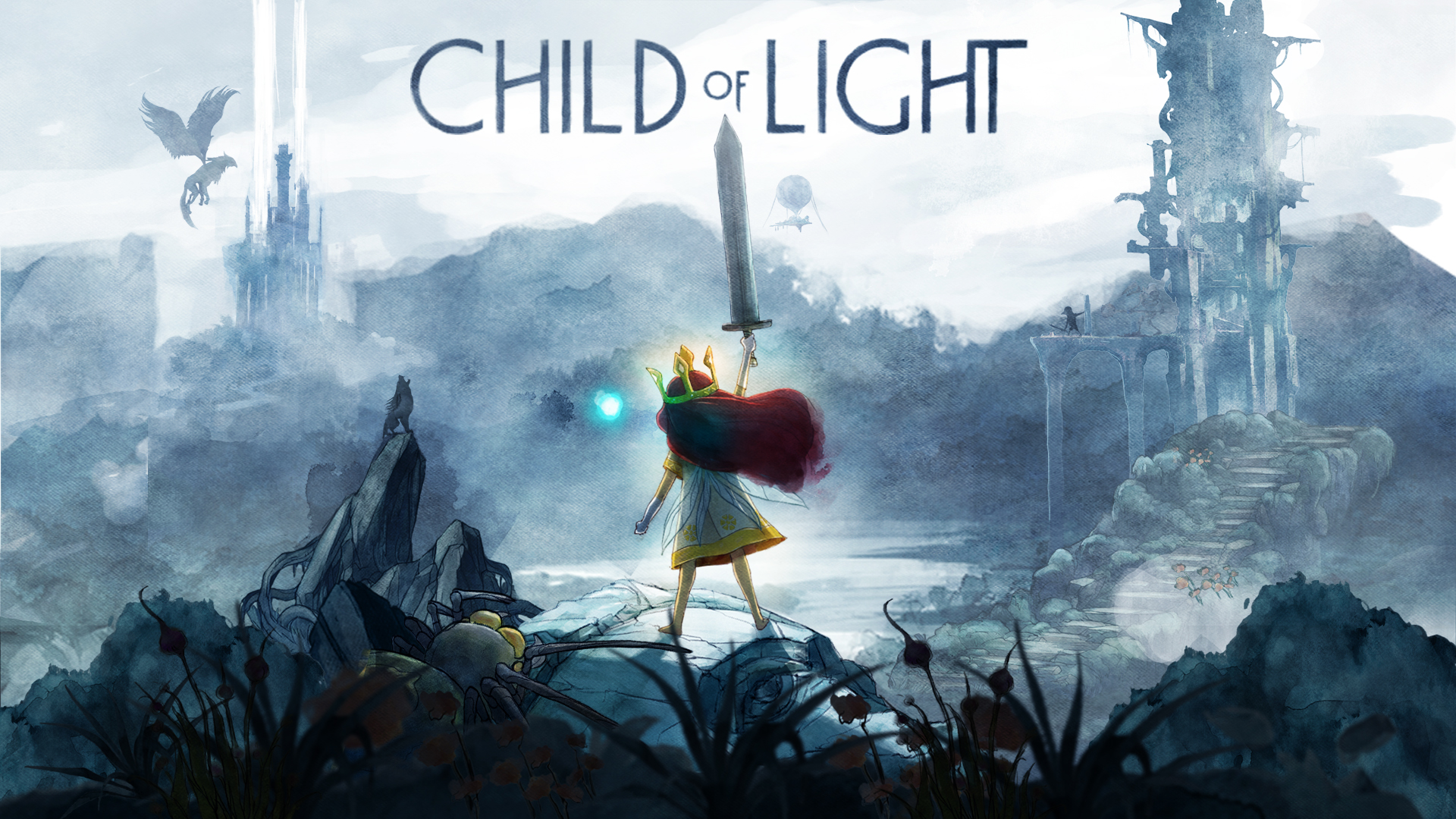 Child of Light, sword, video games, video game art, HD Wallpaper