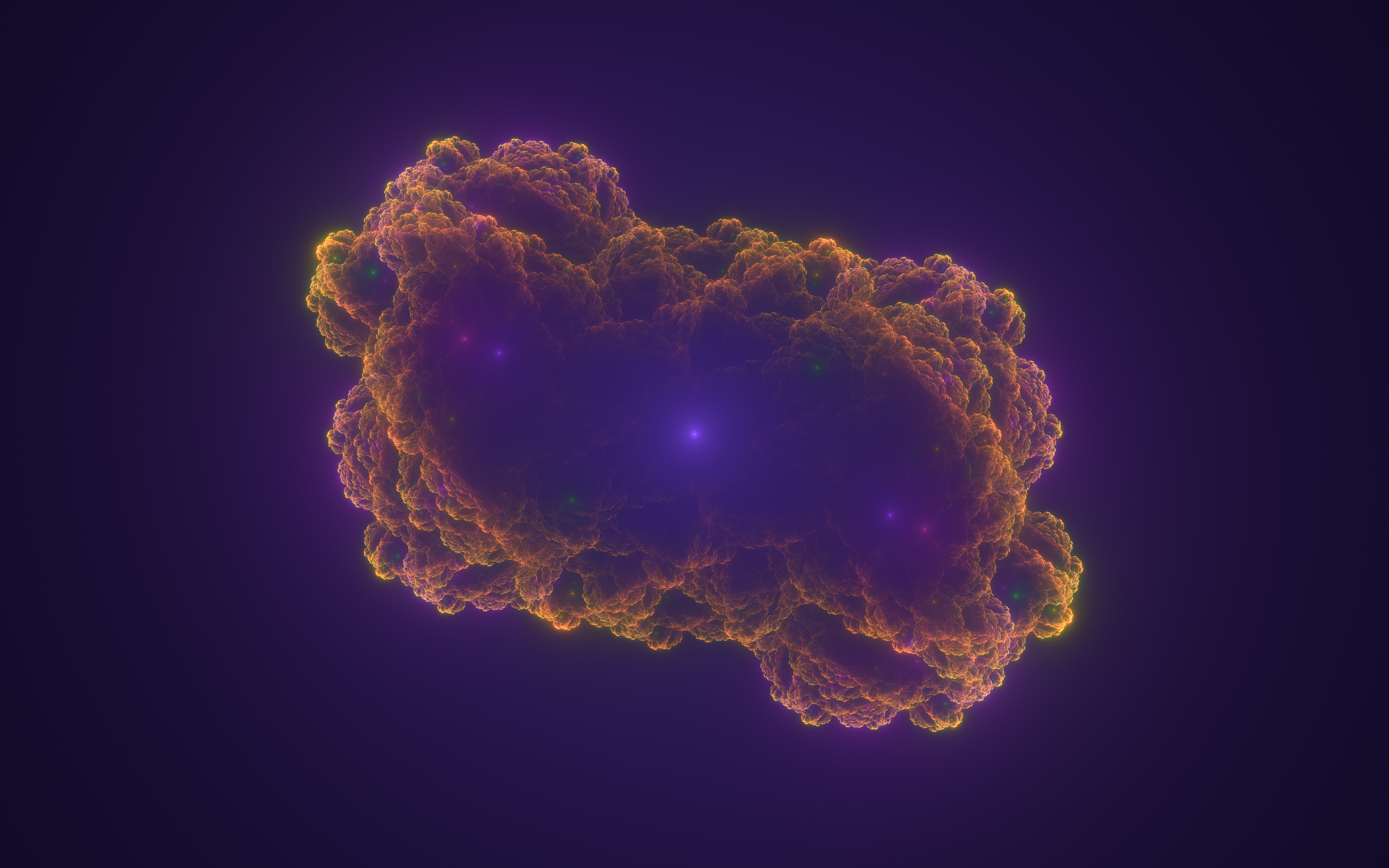 abstract, fractal, digital art, Rick and Morty, clouds, HD Wallpaper