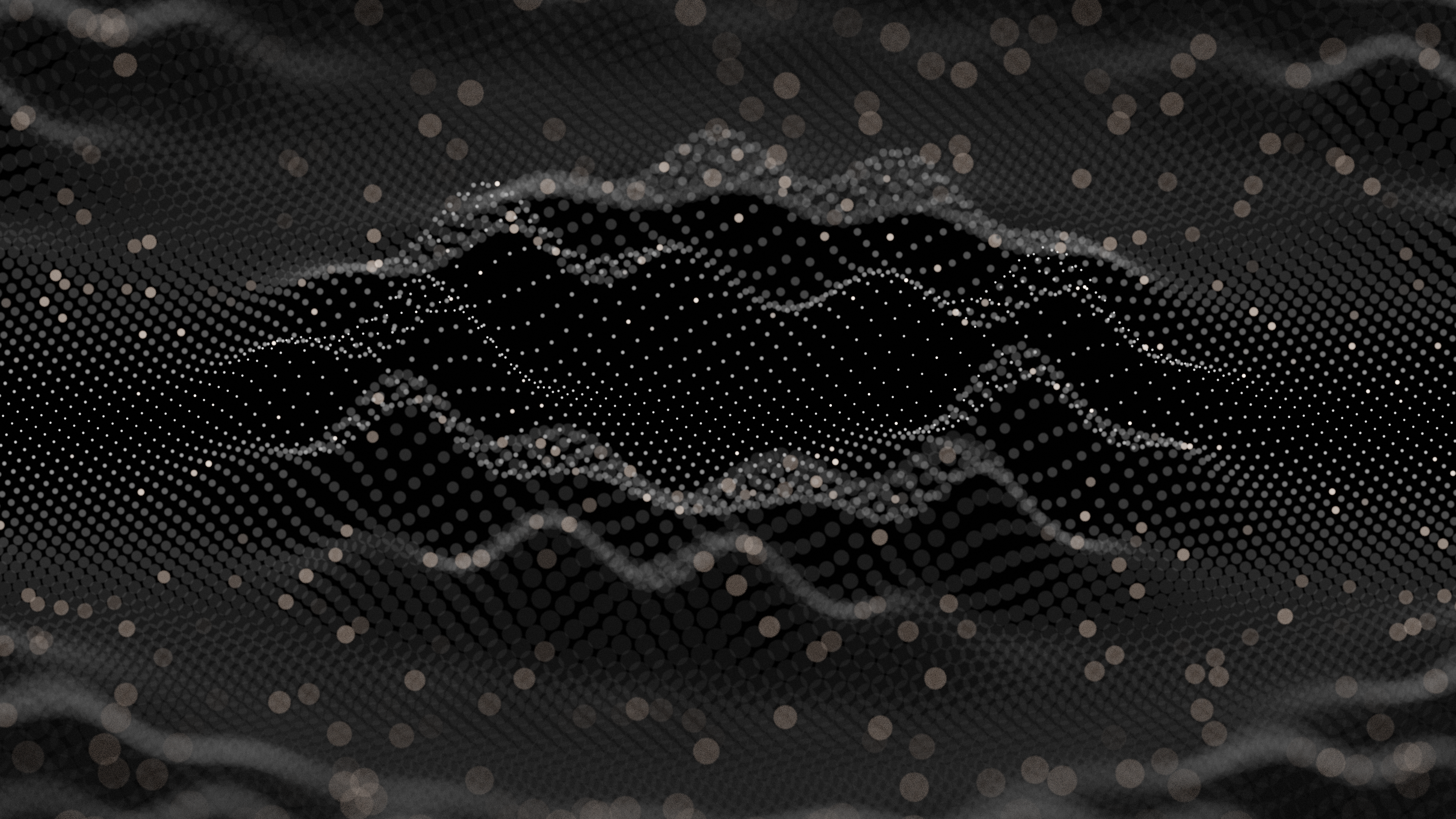 dark, abstract, grid, tech, HD Wallpaper