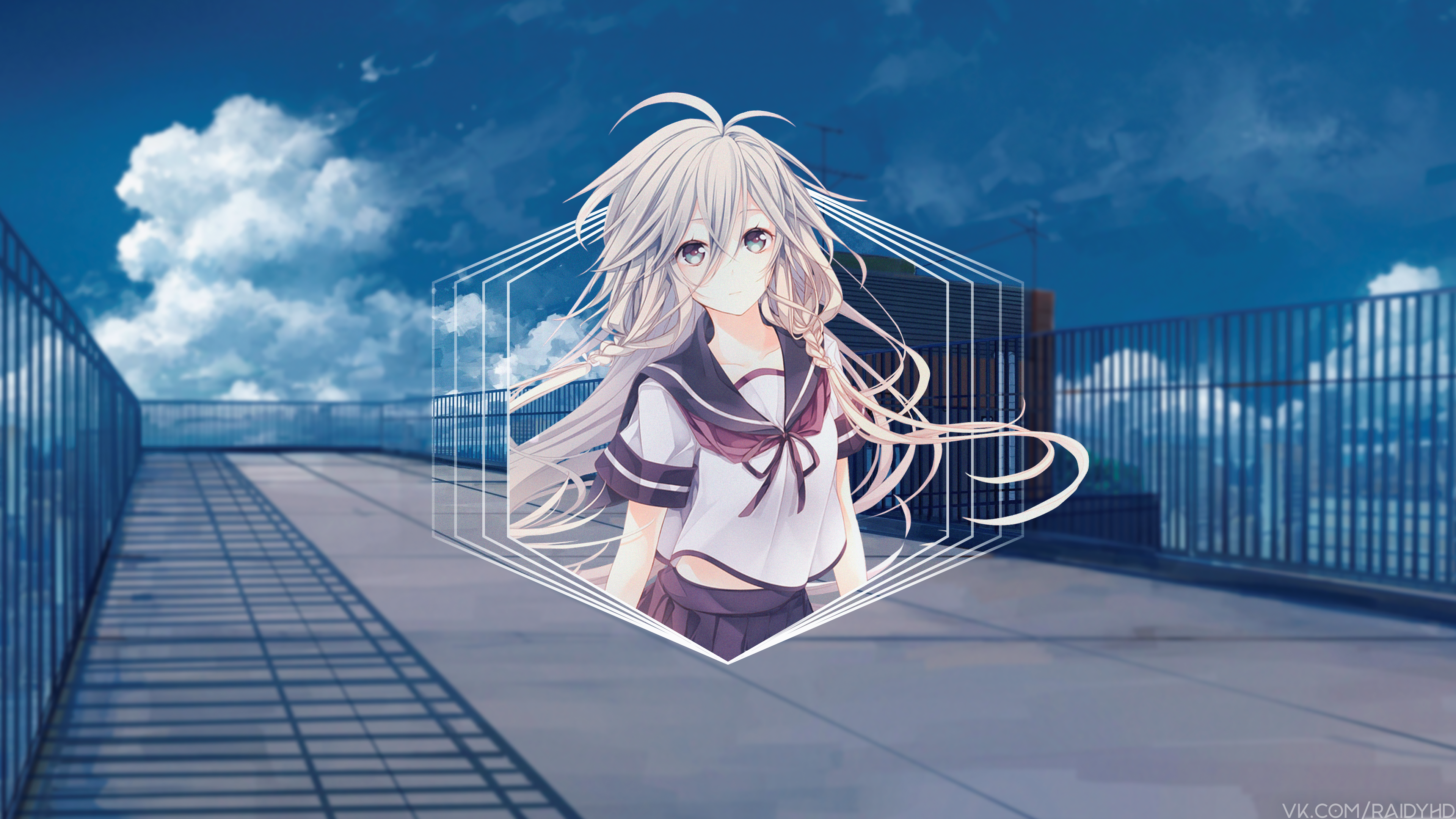 anime, anime girls, picture-in-picture, HD Wallpaper