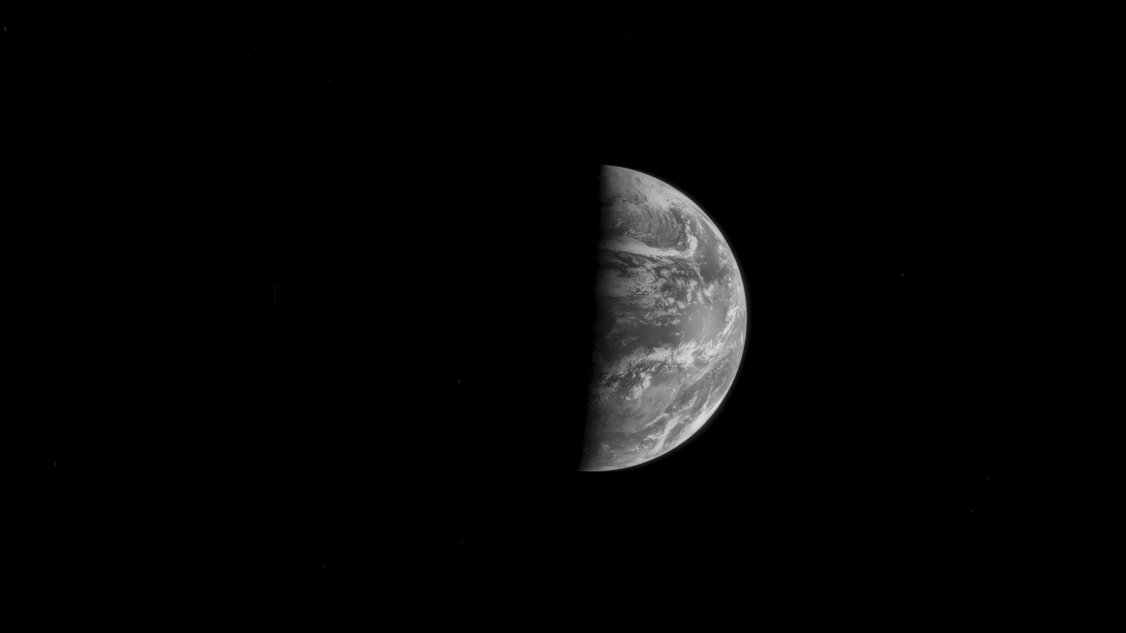 moon, full moon, space, shadow, sky, 4k, HD Wallpaper