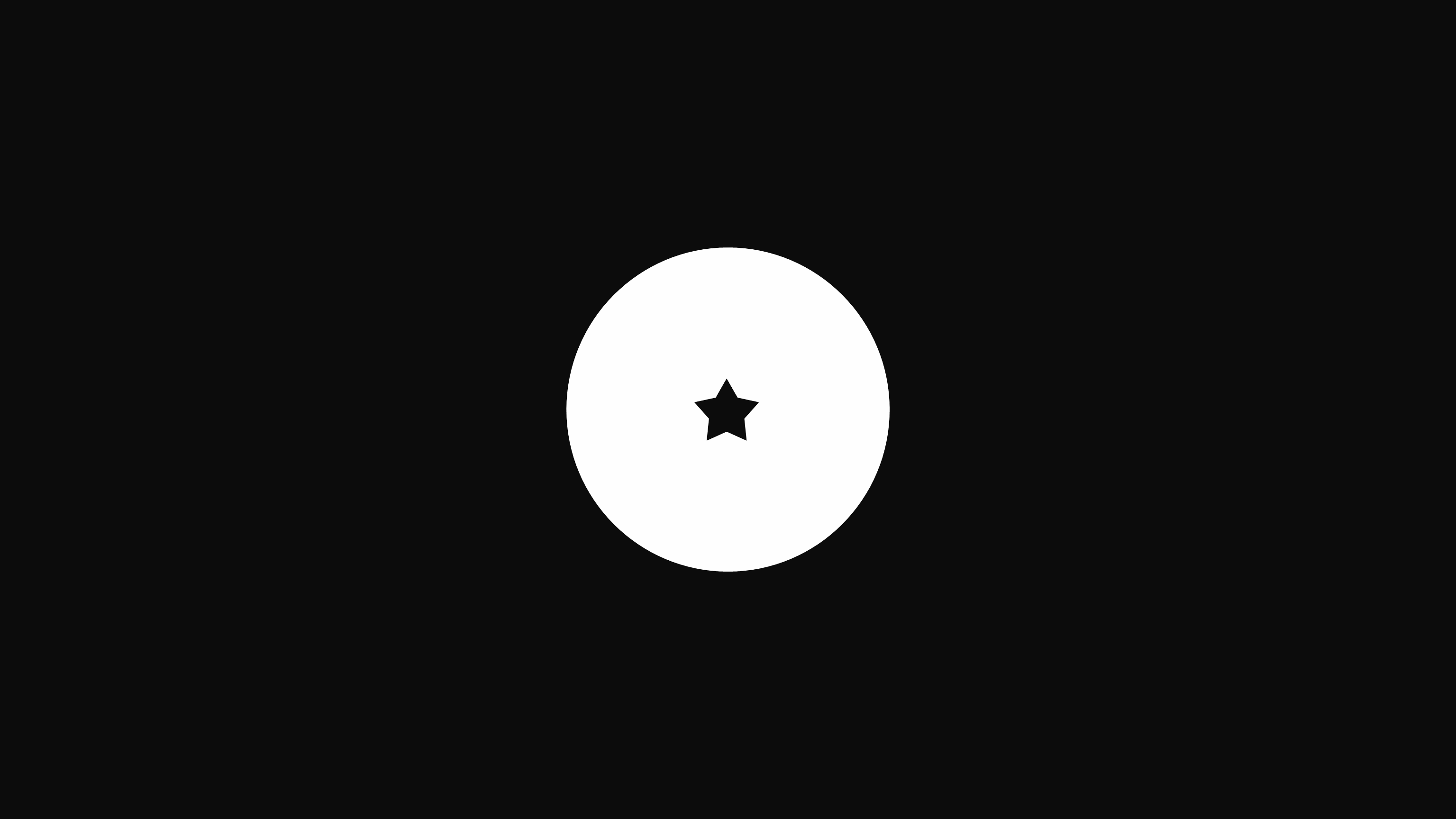 minimalism, simple, circle, simple background, HD Wallpaper