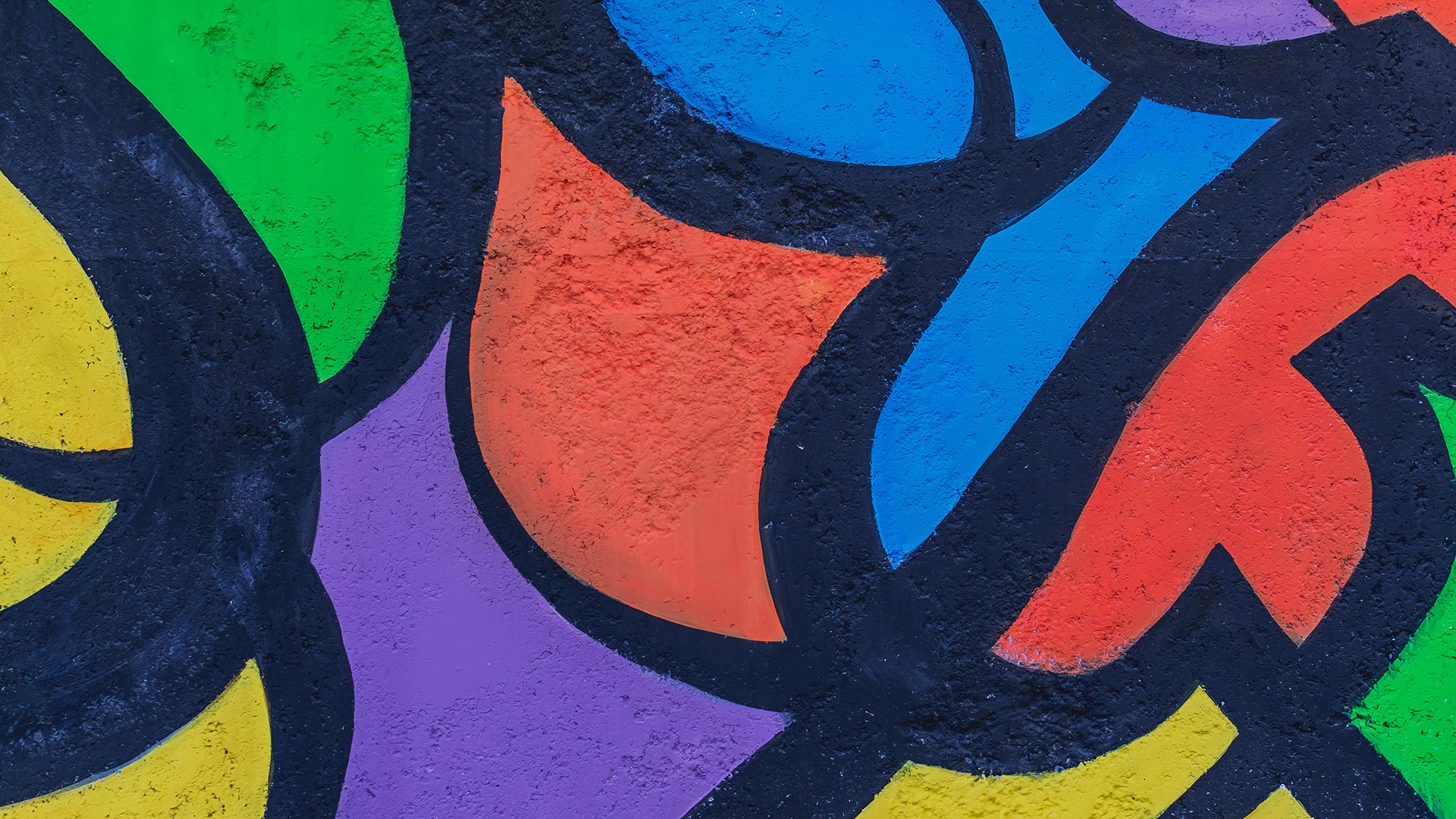 graffiti, colorful, HD Wallpaper