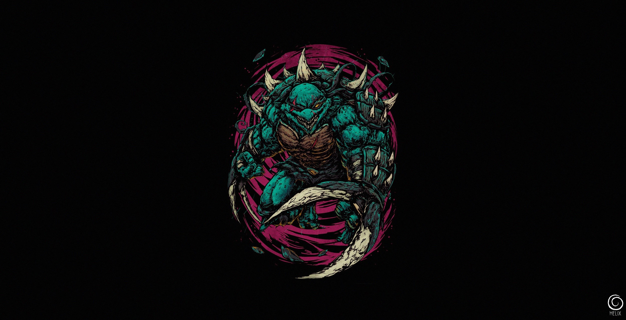 artwork, simple background, Teenage Mutant Ninja Turtles, HD Wallpaper