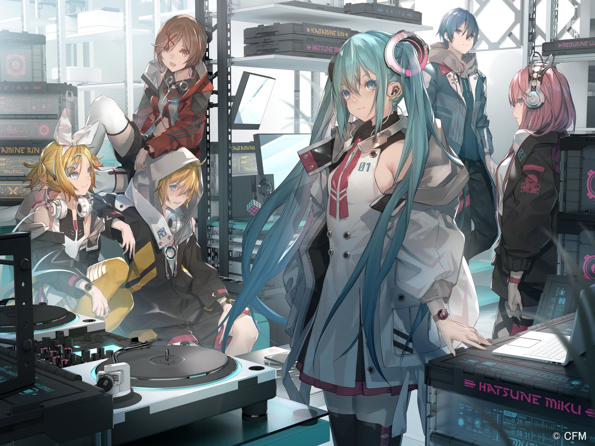 anime, anime girls, digital art, artwork, Vocaloid, HD Wallpaper