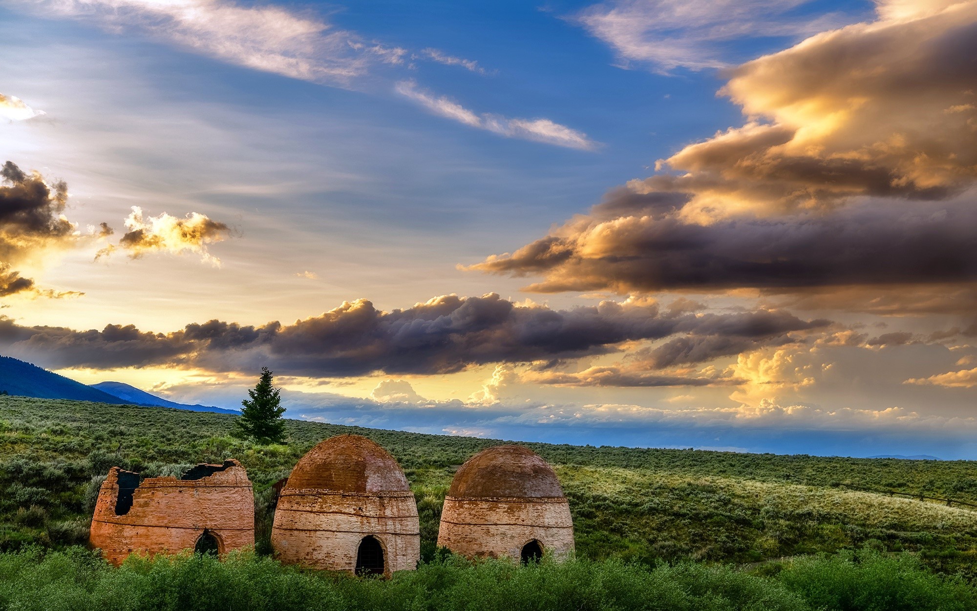 Idaho, USA, sky, outdoors, clouds, HD Wallpaper