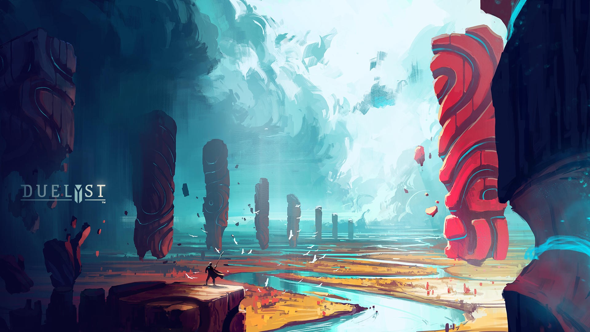 Duelist, artwork, fantasy art, Anton Fadeev, HD Wallpaper