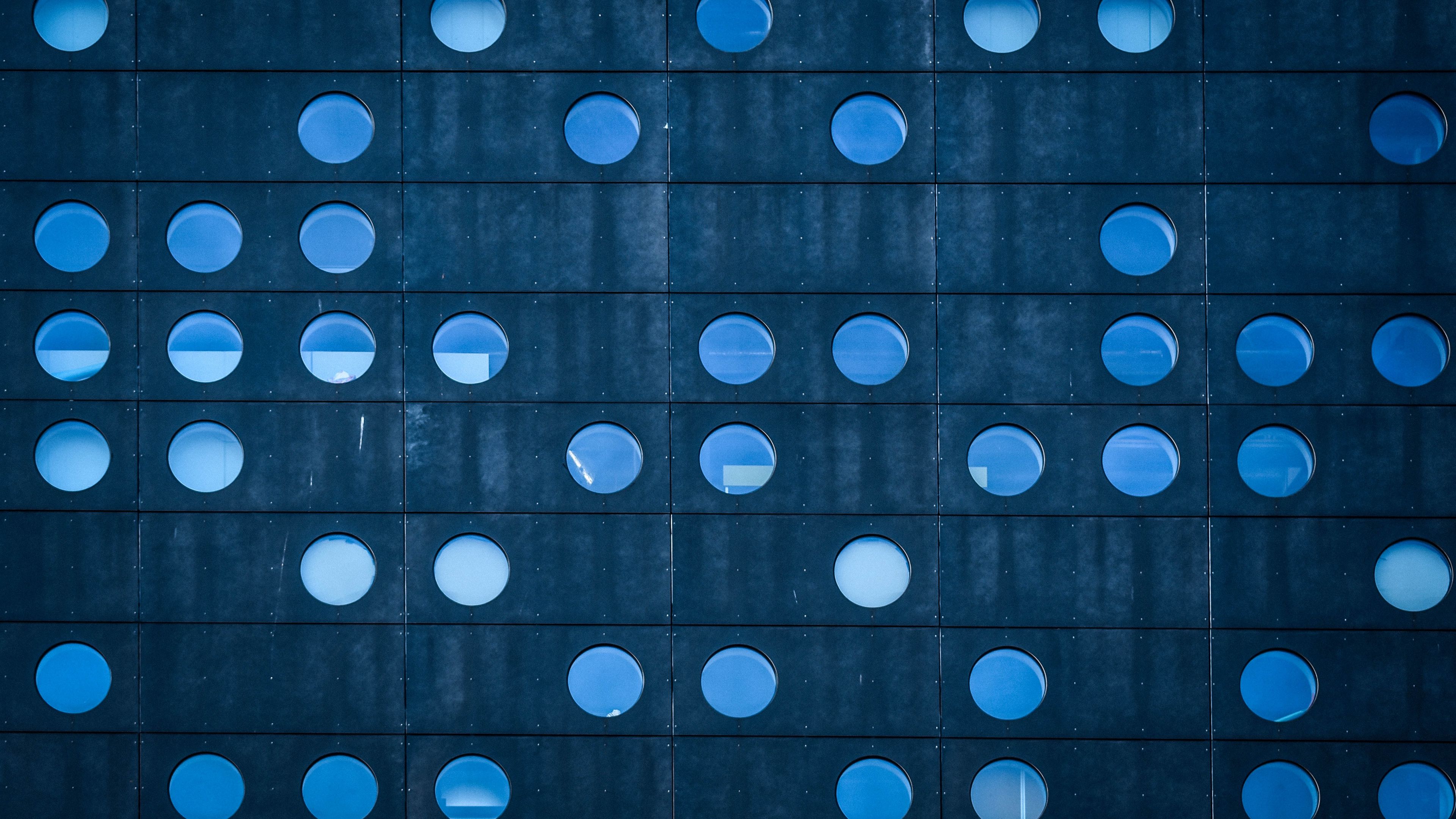 windows, architecture, facade, building, 4k, HD Wallpaper