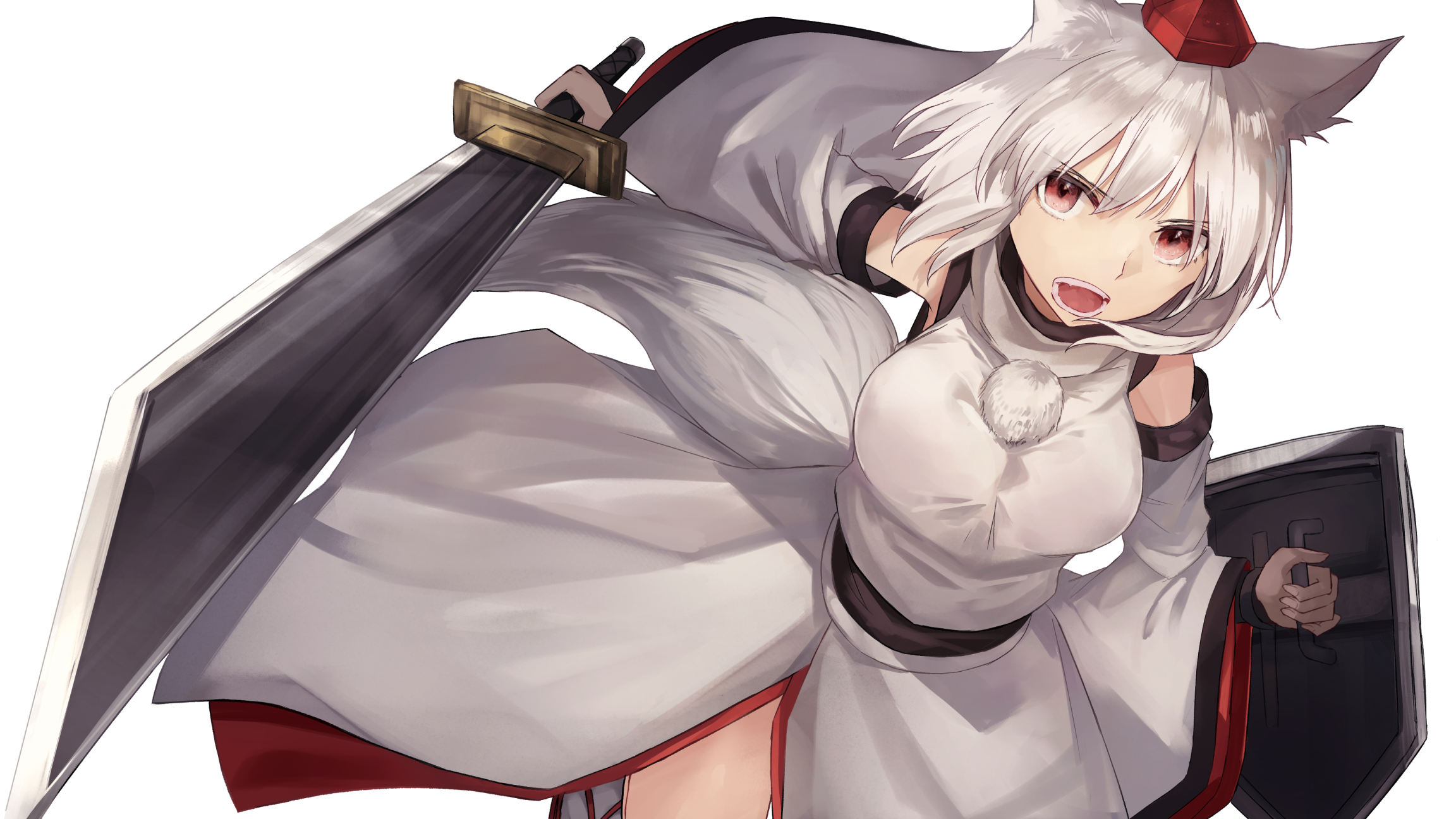 anime, anime girls, digital art, artwork, portrait display, 2D, Inubashiri Momiji, Touhou, HD Wallpaper