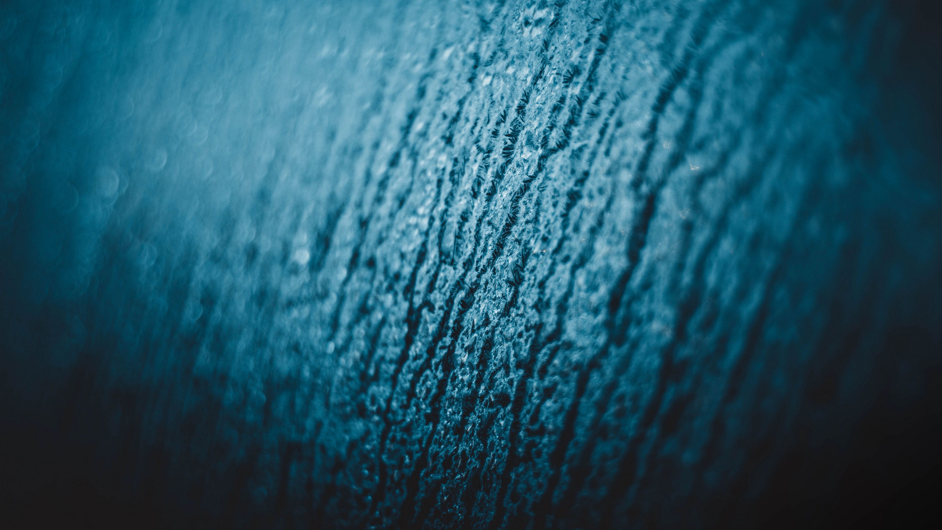 snowflakes, texture, macro, blur, closeup, 4k, HD Wallpaper