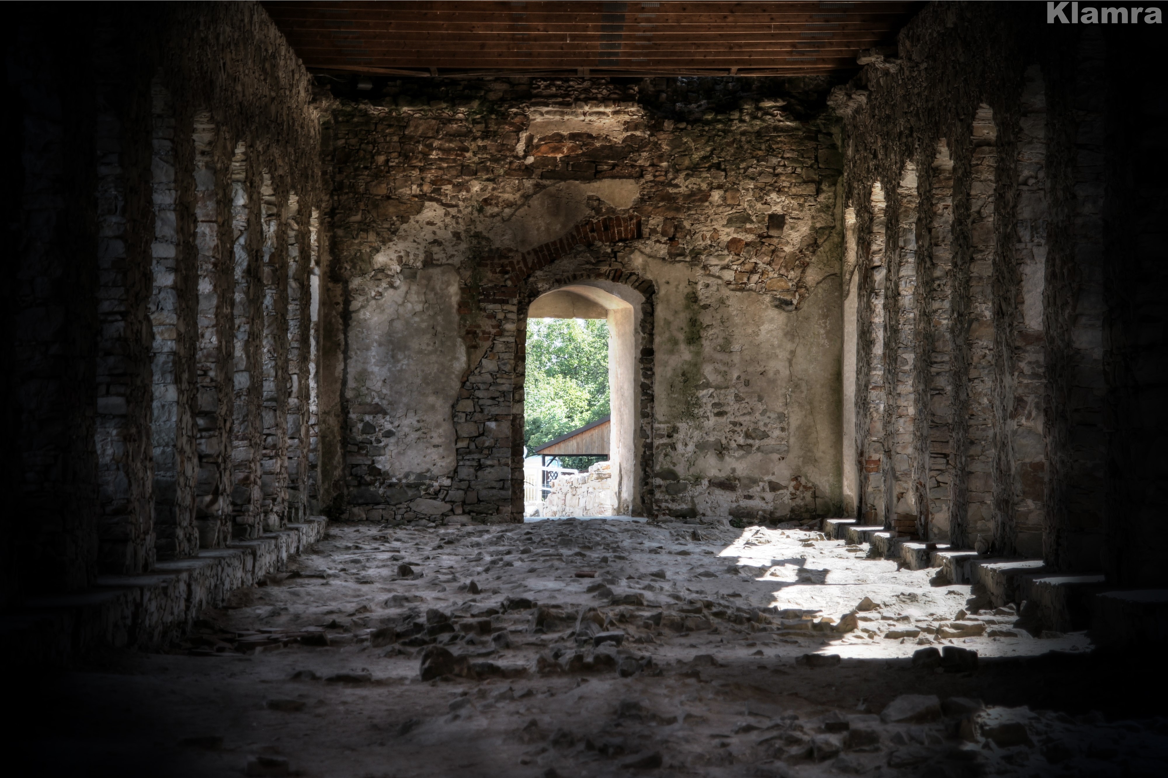 Poland, castle, abandoned, HD Wallpaper
