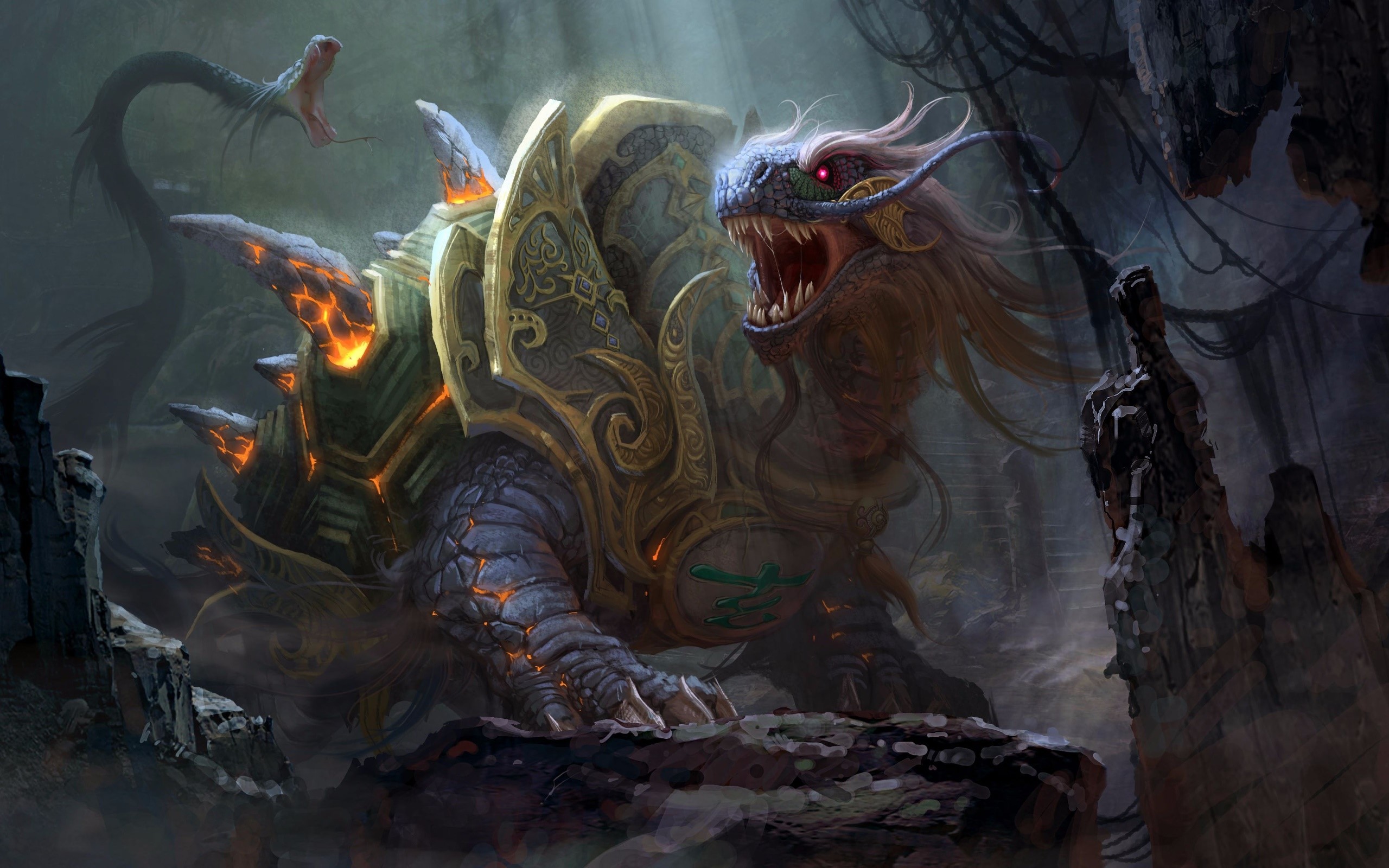 creature, fantasy art, artwork, xianxia, HD Wallpaper