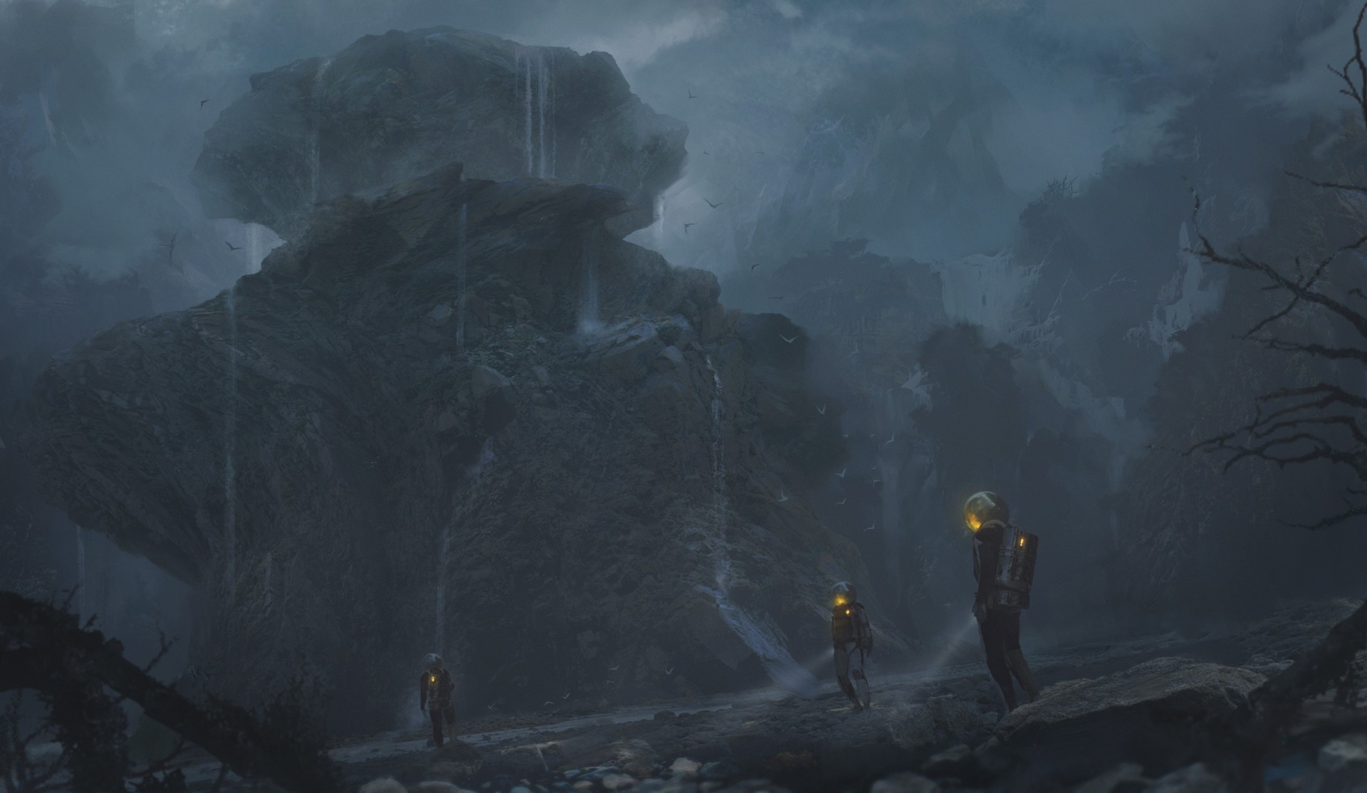 artwork, fantasy art, concept art, science fiction, HD Wallpaper