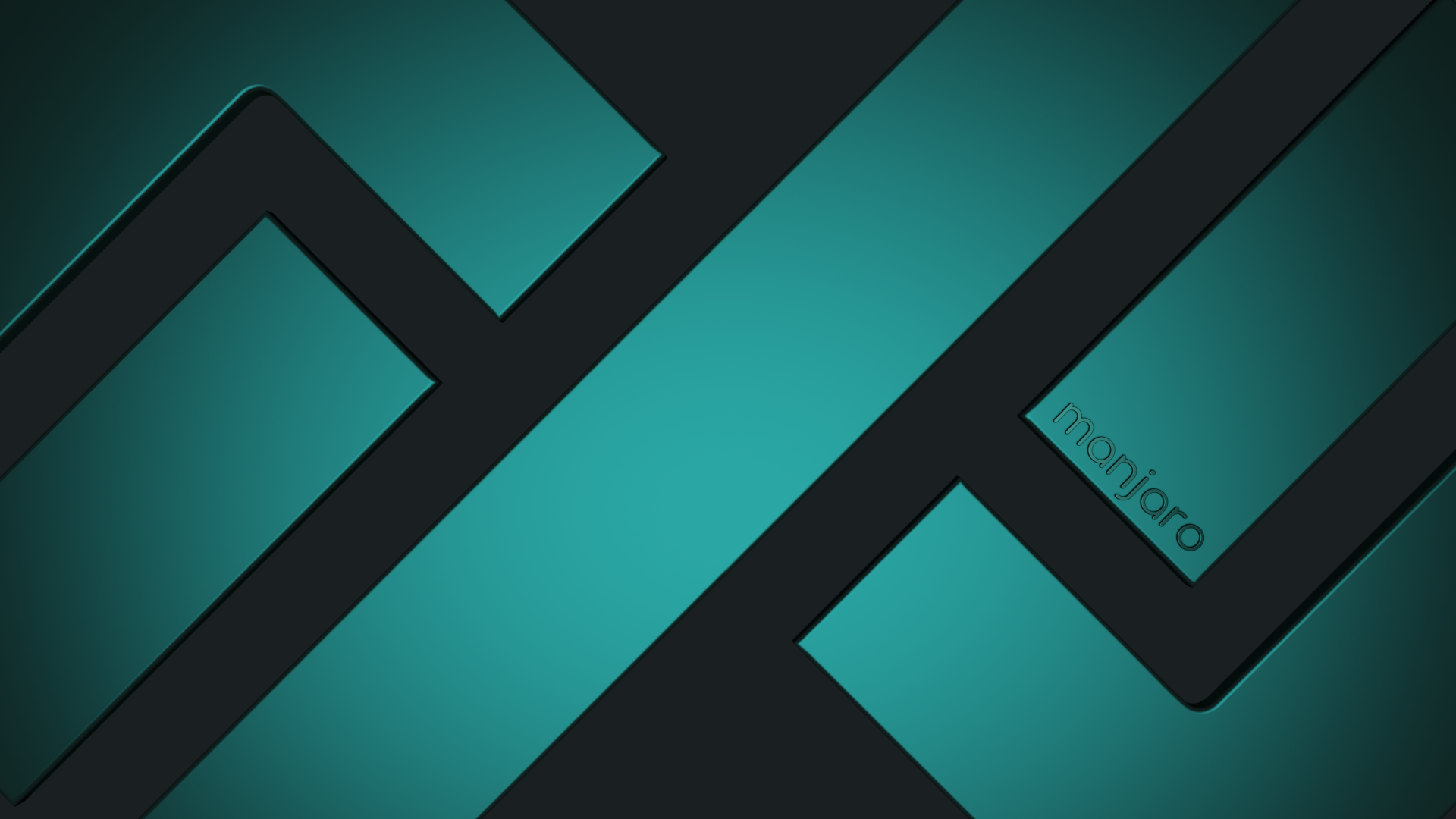 Manjaro, Linux, Best Operating System, blue, dark, HD Wallpaper