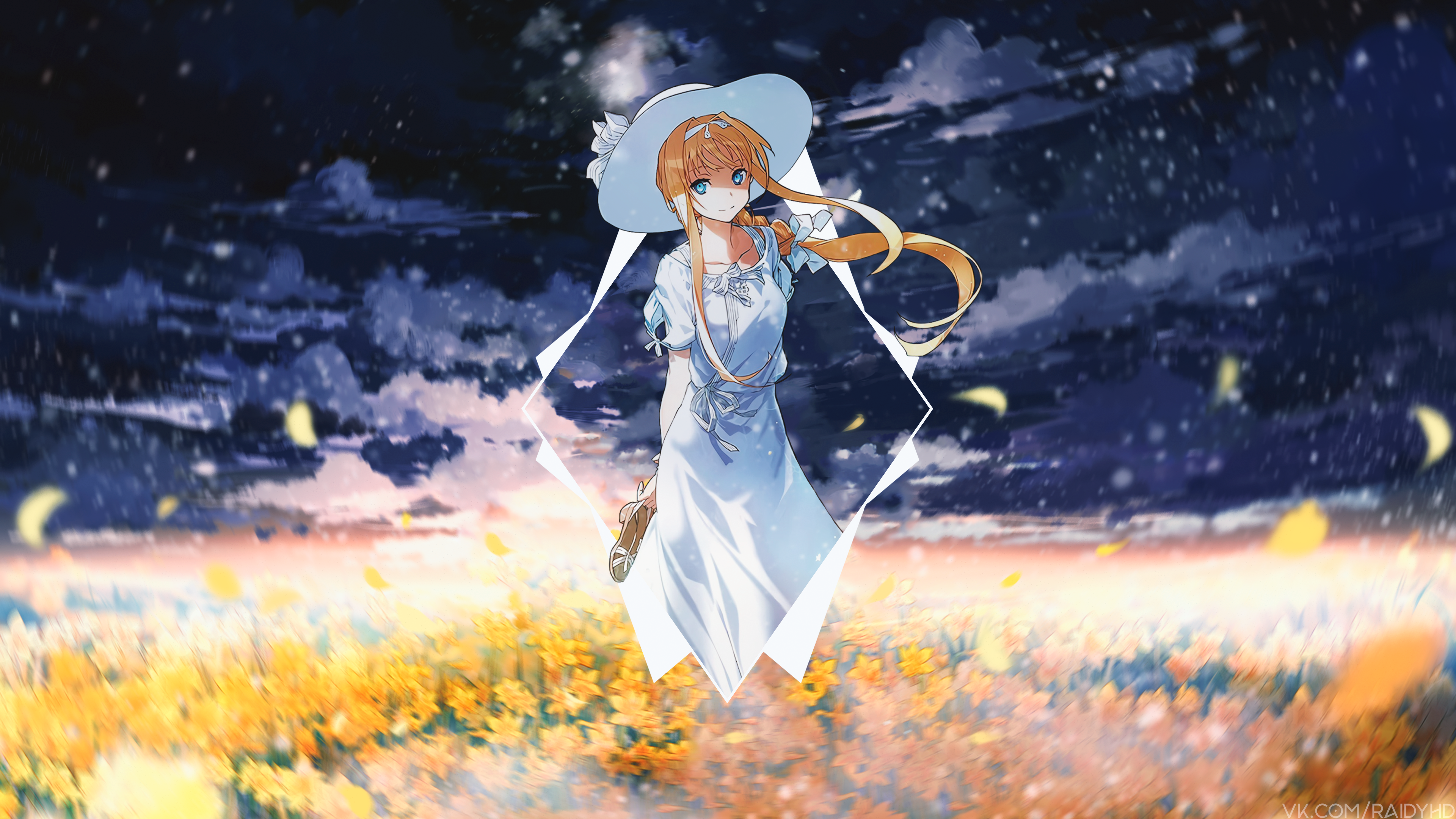 anime, anime girls, picture-in-picture, HD Wallpaper