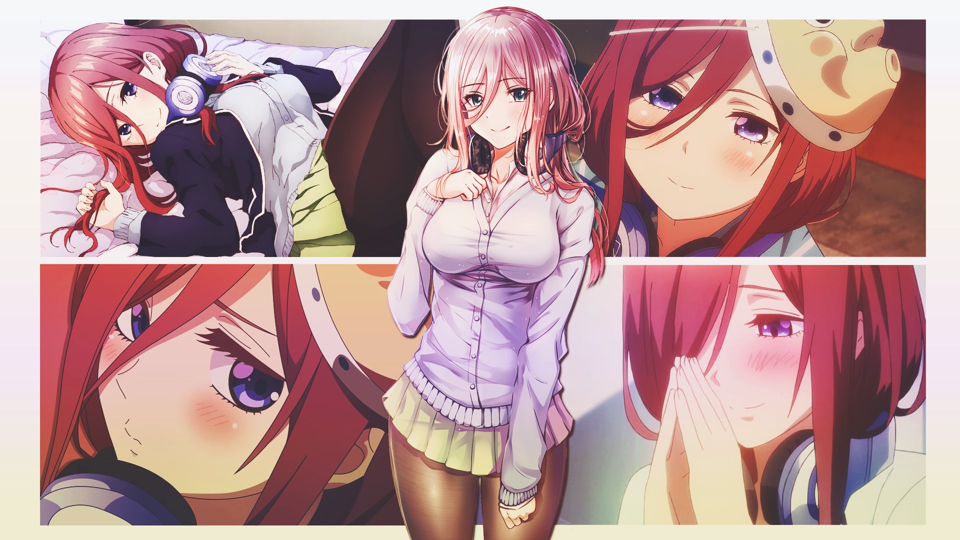 anime, anime girls, 5-toubun no Hanayome, Nakano Miku, HD Wallpaper