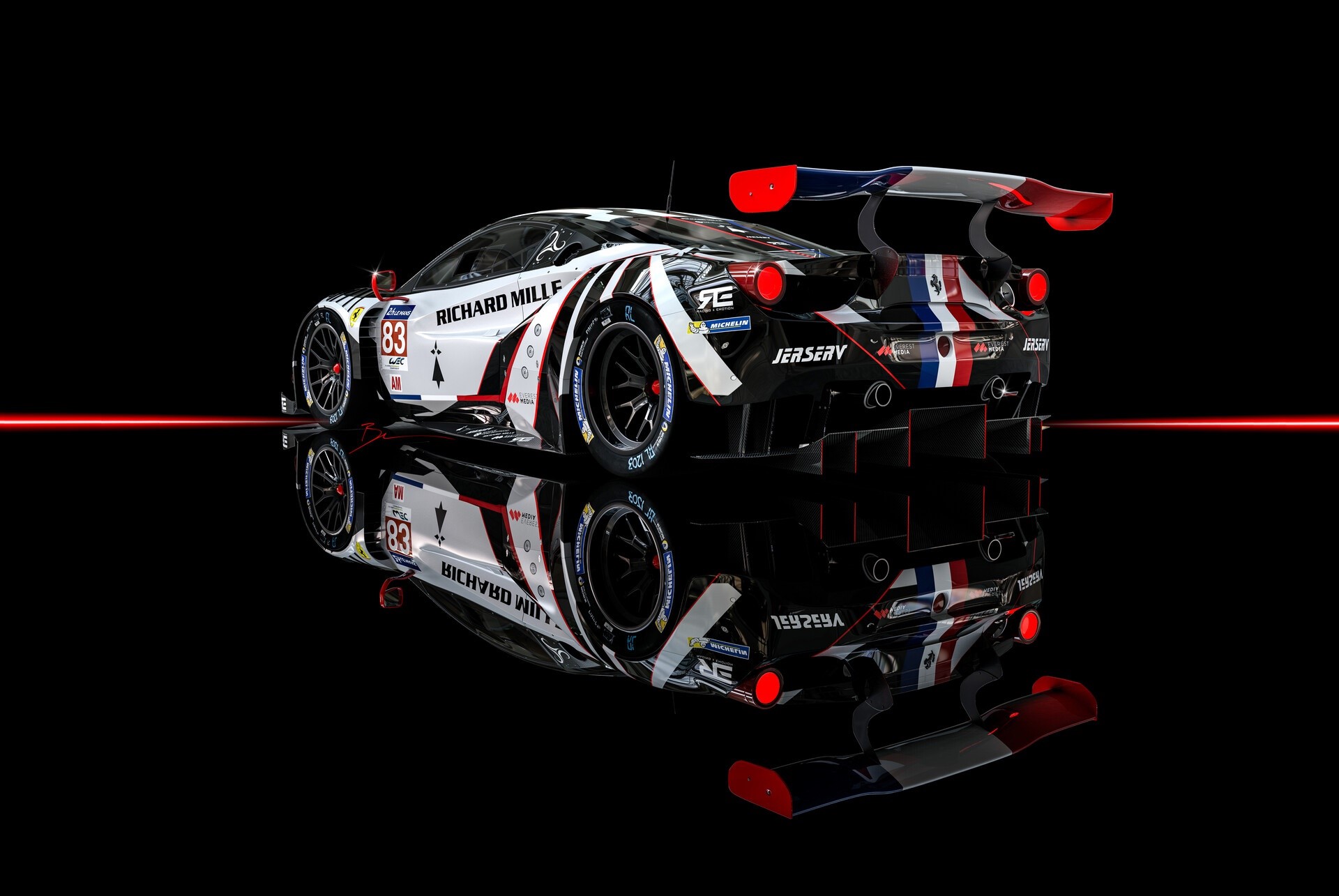 Ferrari, car, digital art, race cars, vehicle, HD Wallpaper