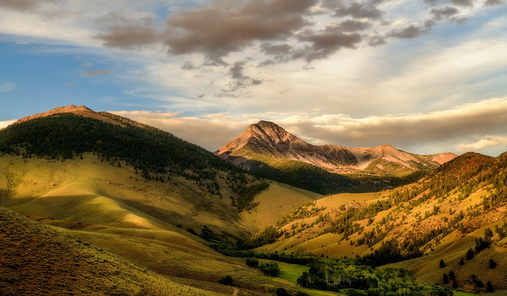 nature, landscape, mountains, far view, HD Wallpaper