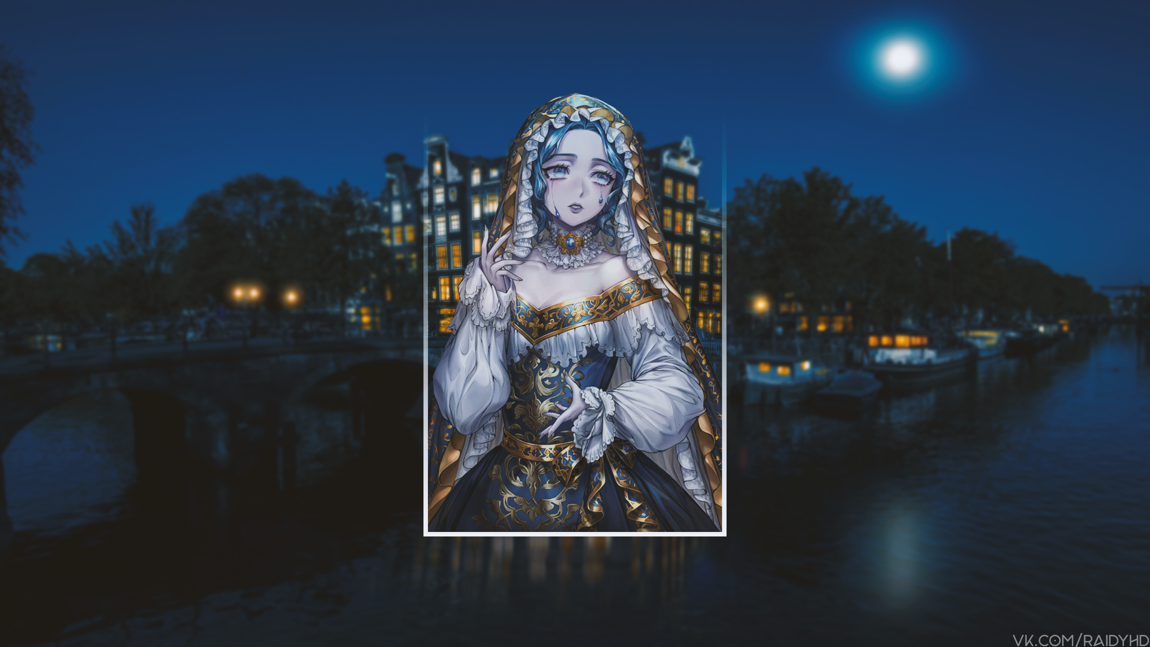 anime, anime girls, picture-in-picture, HD Wallpaper