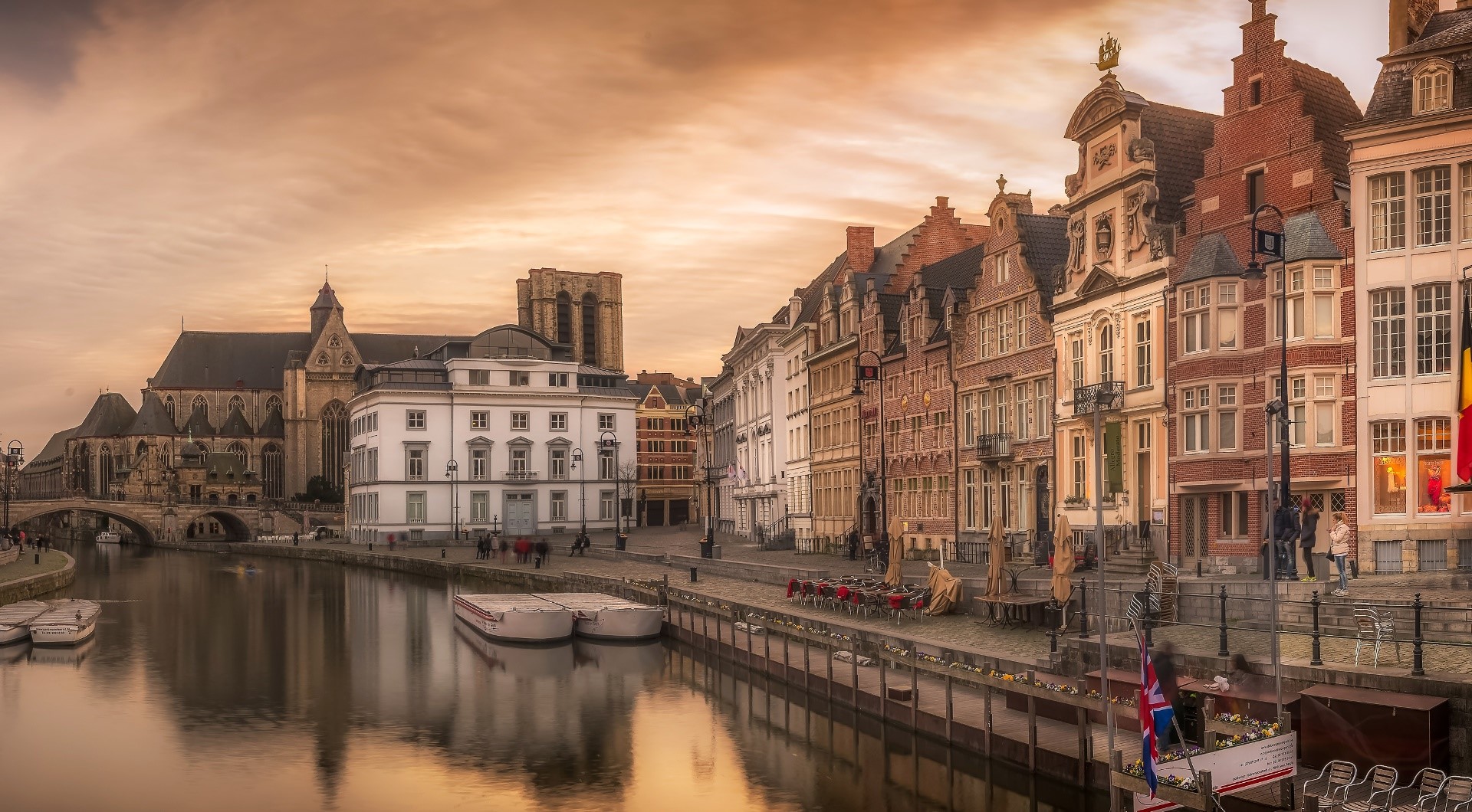 Gent, city, cityscape, Belgium, HD Wallpaper