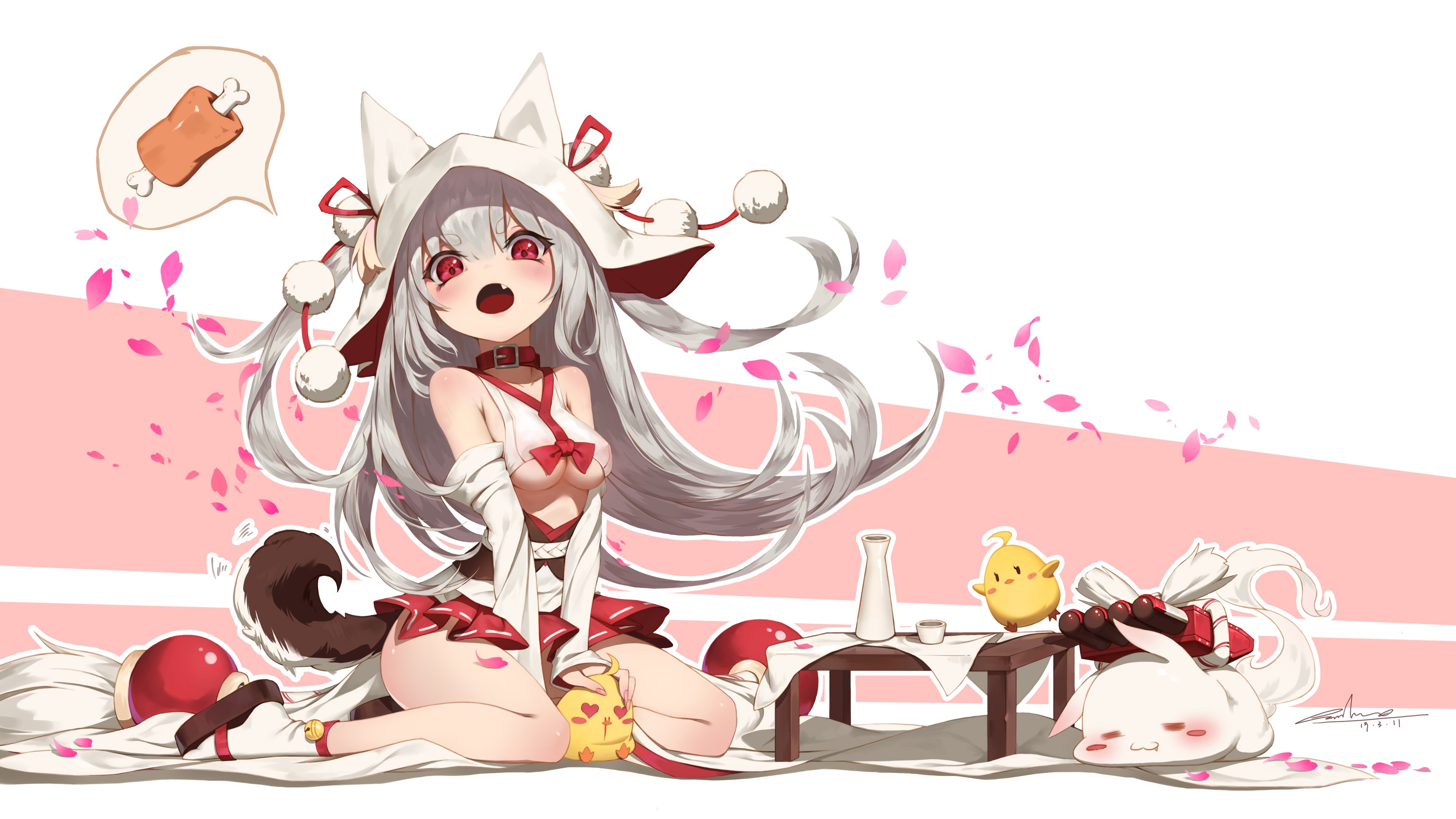anime girls, anime, Azur Lane, Yuudachi (Azur Lane), HD Wallpaper