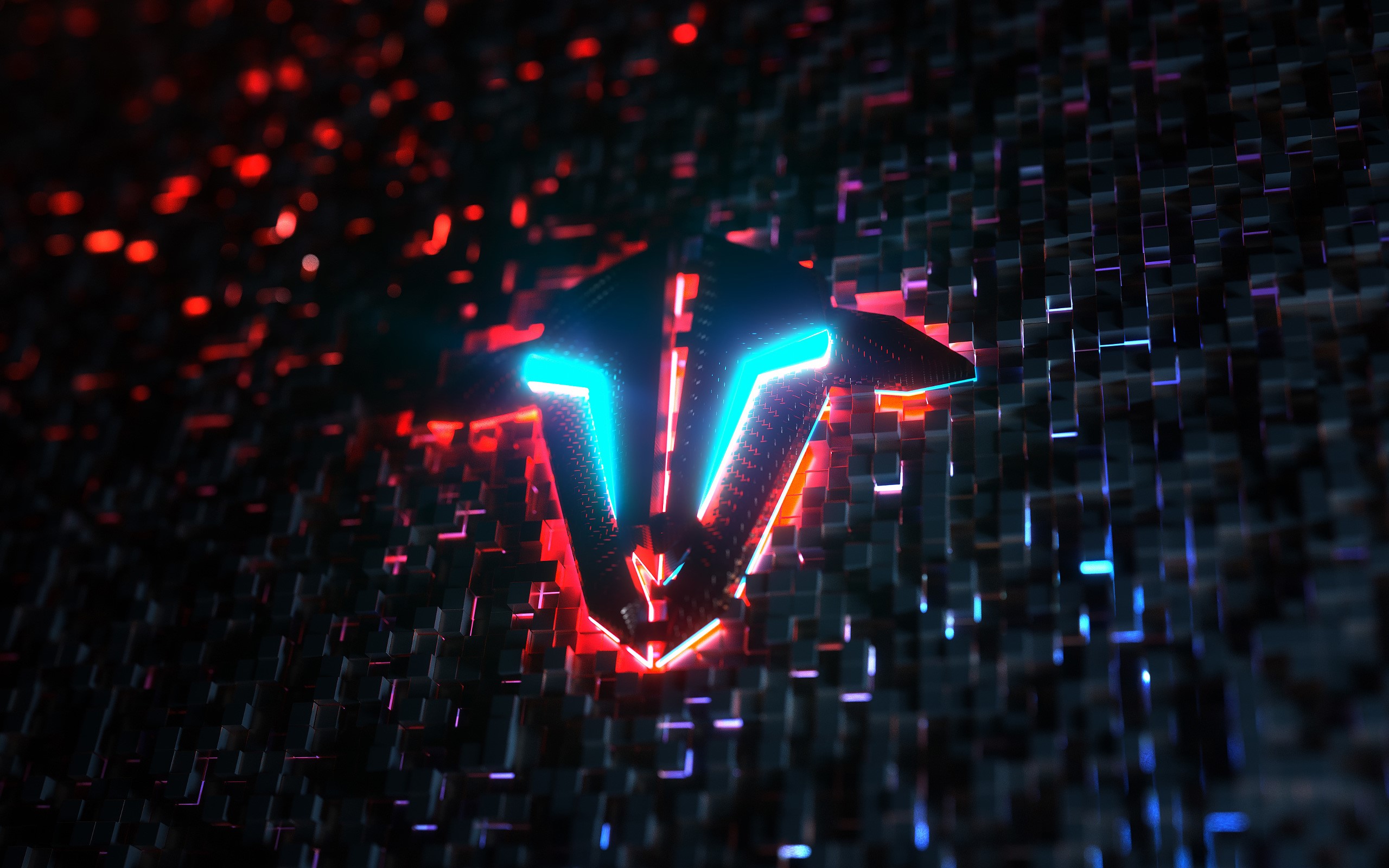 digital art, artwork, logo, abstract, HD Wallpaper