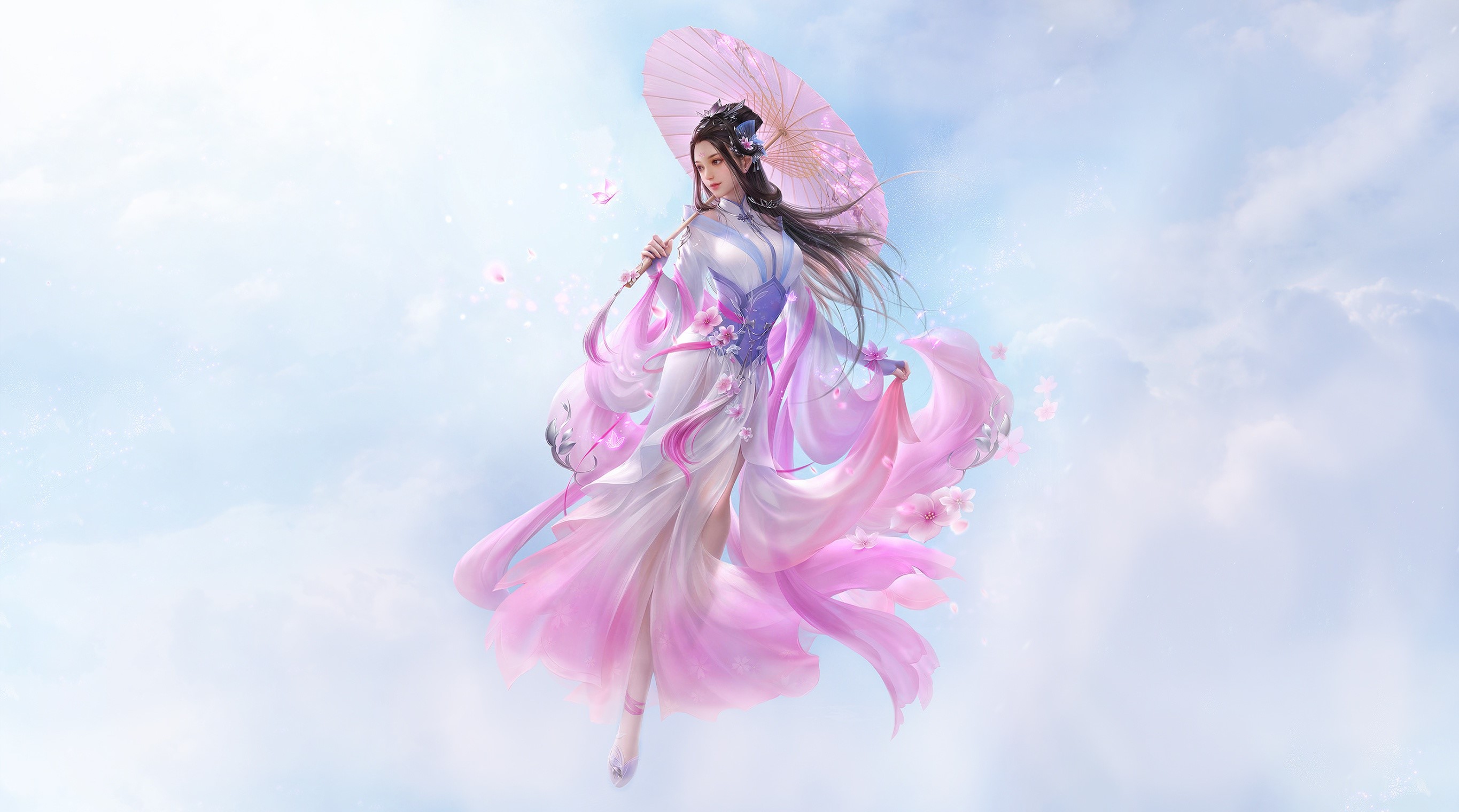 anime, anime girls, fantasy art, fantasy girl, HD Wallpaper