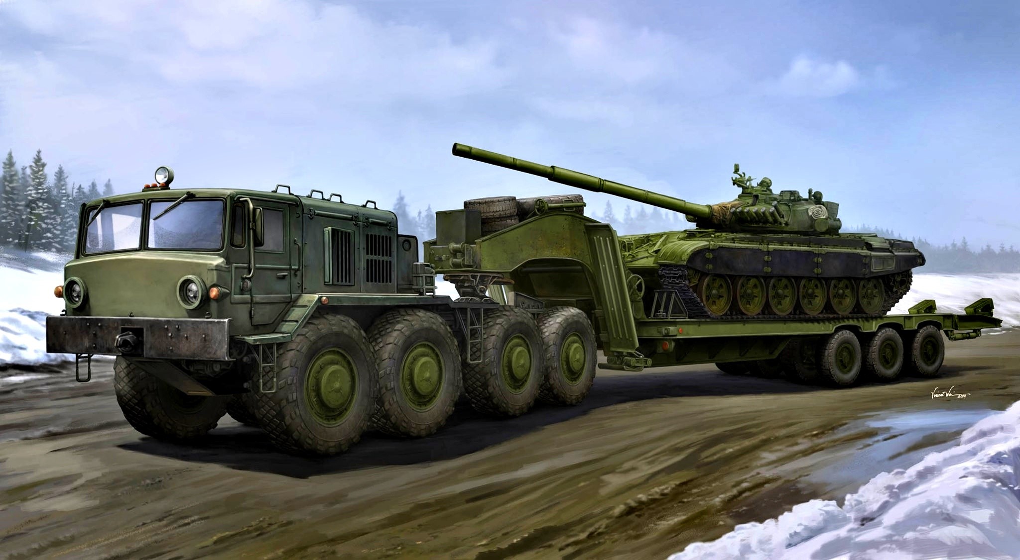 military, vehicle, tank, artwork, HD Wallpaper