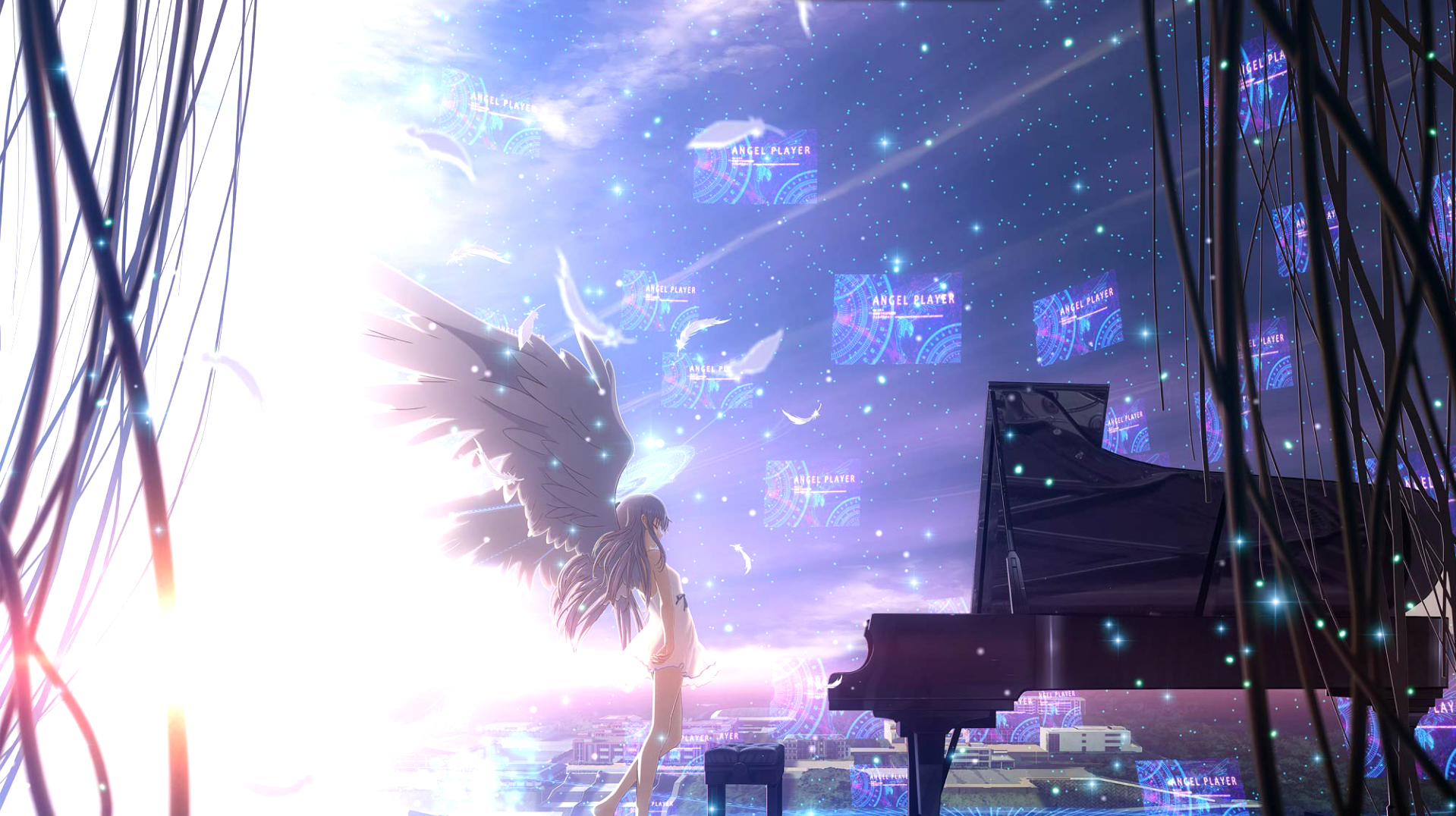 anime girls, anime, comic art, Angel Beats!, HD Wallpaper