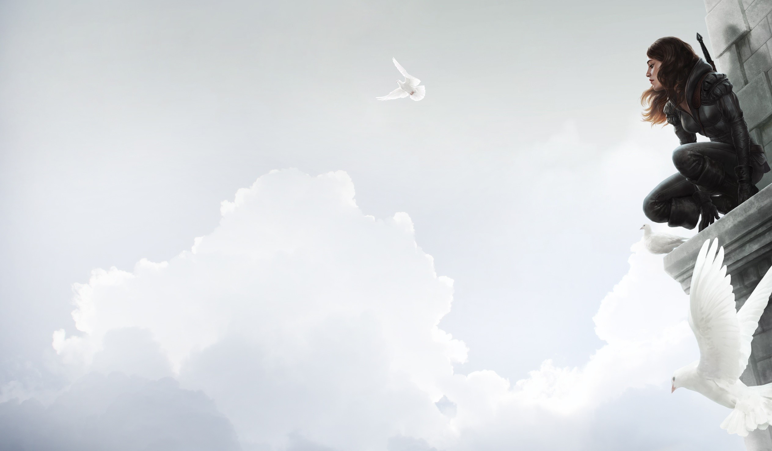 artwork, fantasy girl, fantasy art, HD Wallpaper