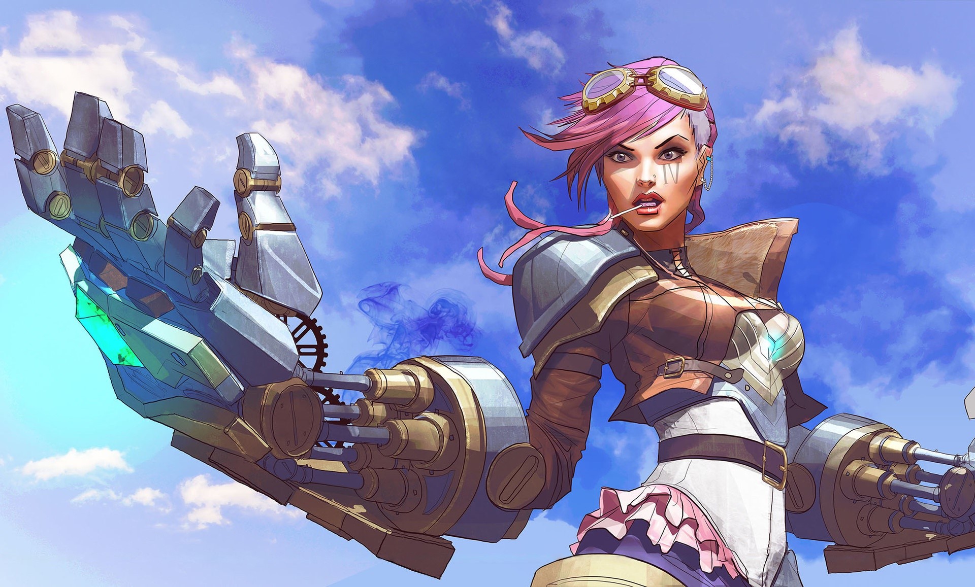League of Legends, video game art, video games, PC gaming, Vi, HD Wallpaper