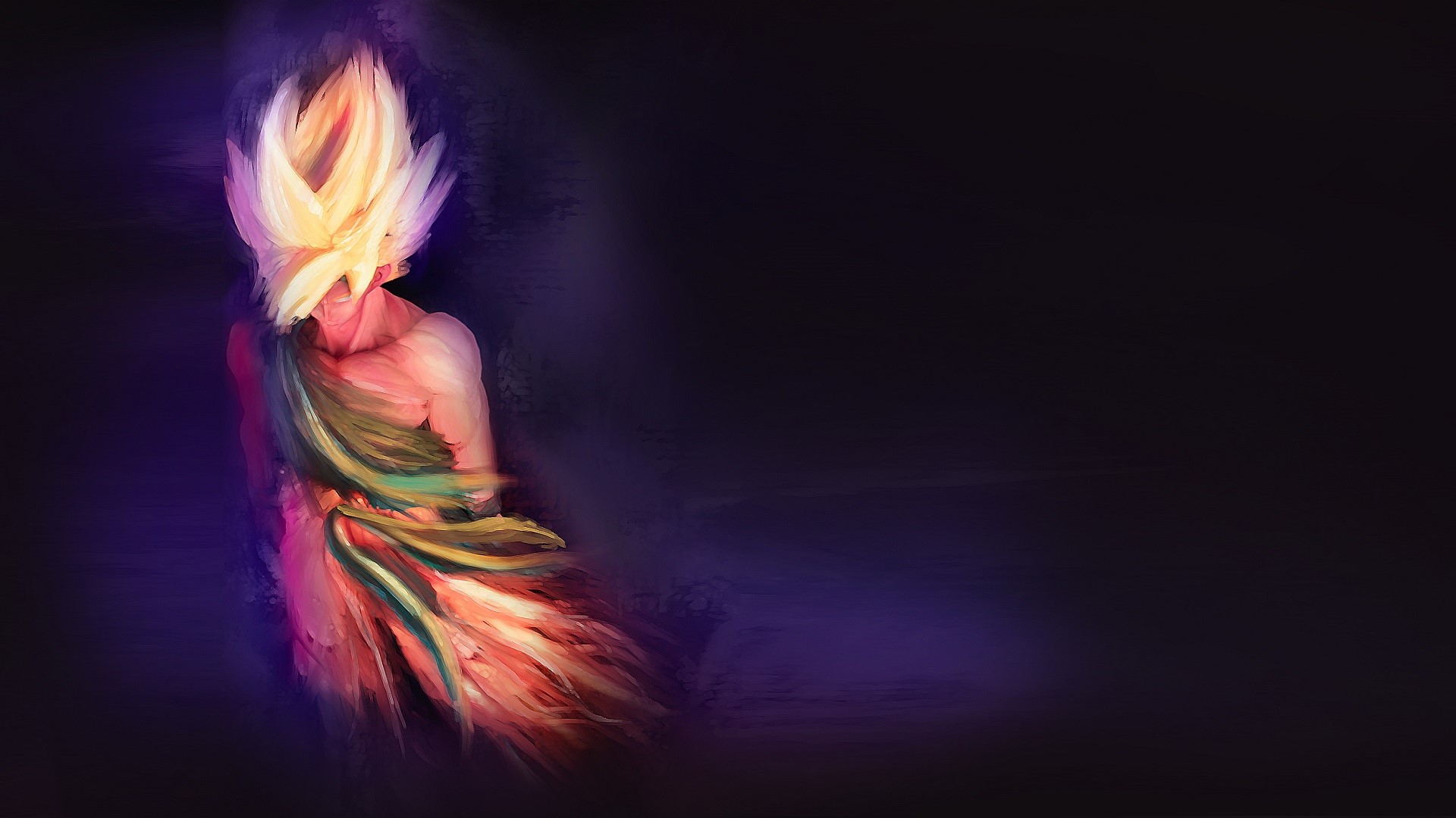 Son Goku, Dragon Ball, artwork, digital art, HD Wallpaper