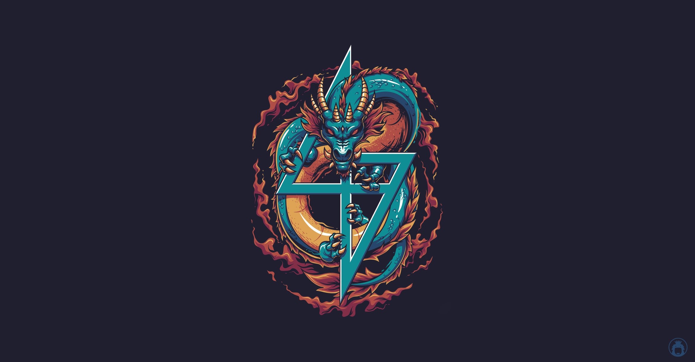 simple background, fantasy art, dragon, artwork, Dragon Ball, HD Wallpaper